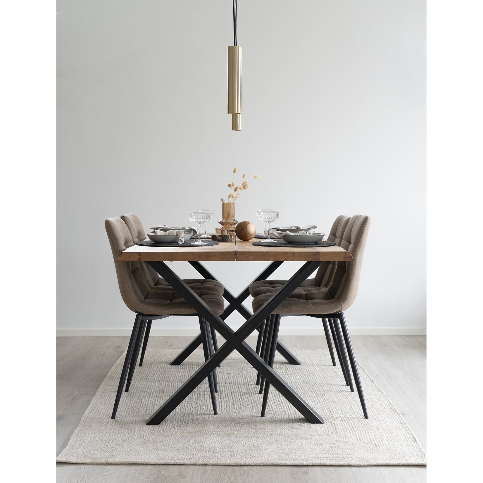 Nordic Menorca rug - rug in 100% recycled plastic, sand, 140x200 cm