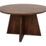HSM Collection Ronde salontafel kruispoot 80cm - mat bruin