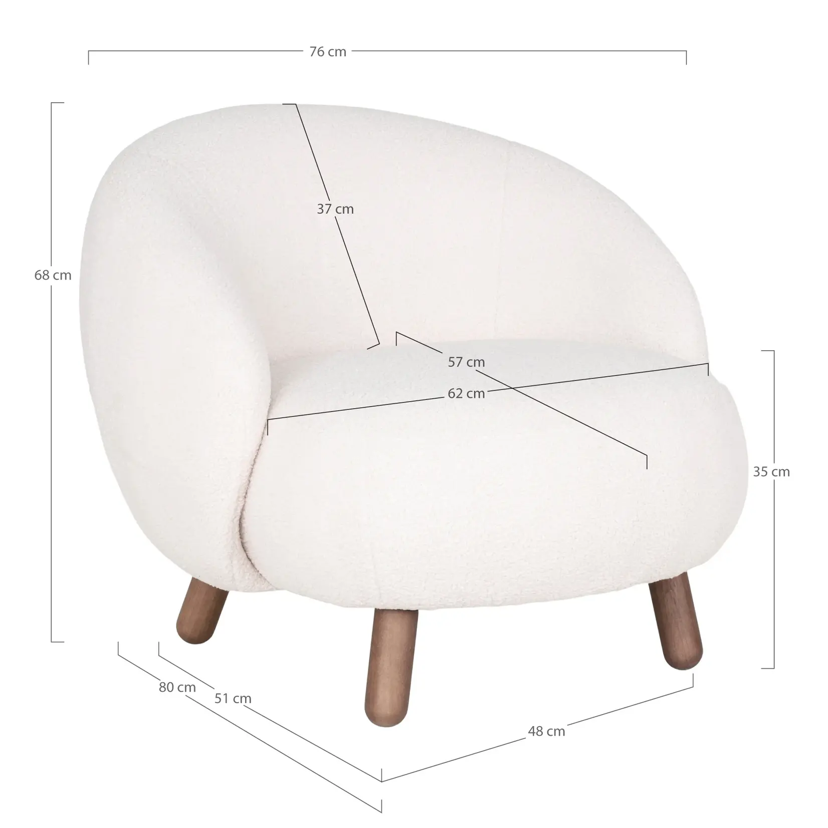 Nordic Savona fauteuil
