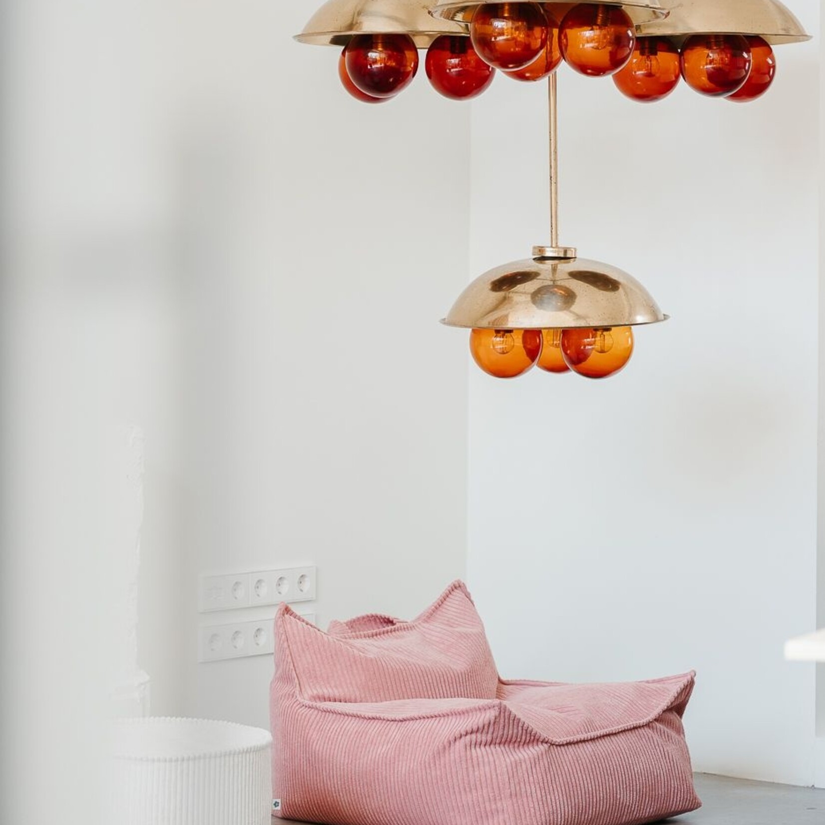Wigiwama Pink Mousse Beanbag Chair