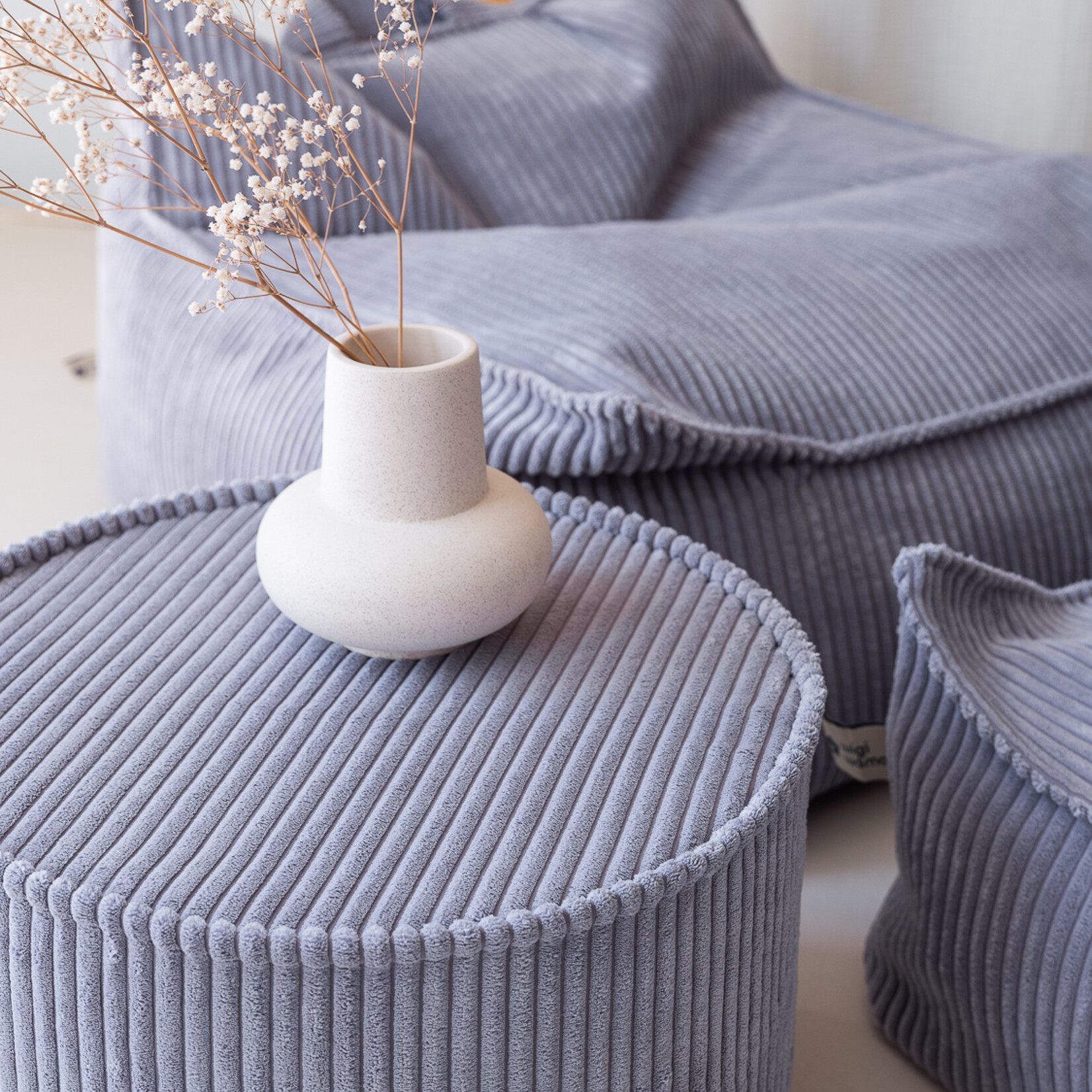 Wigiwama Blueberry Blue Beanbag Chair