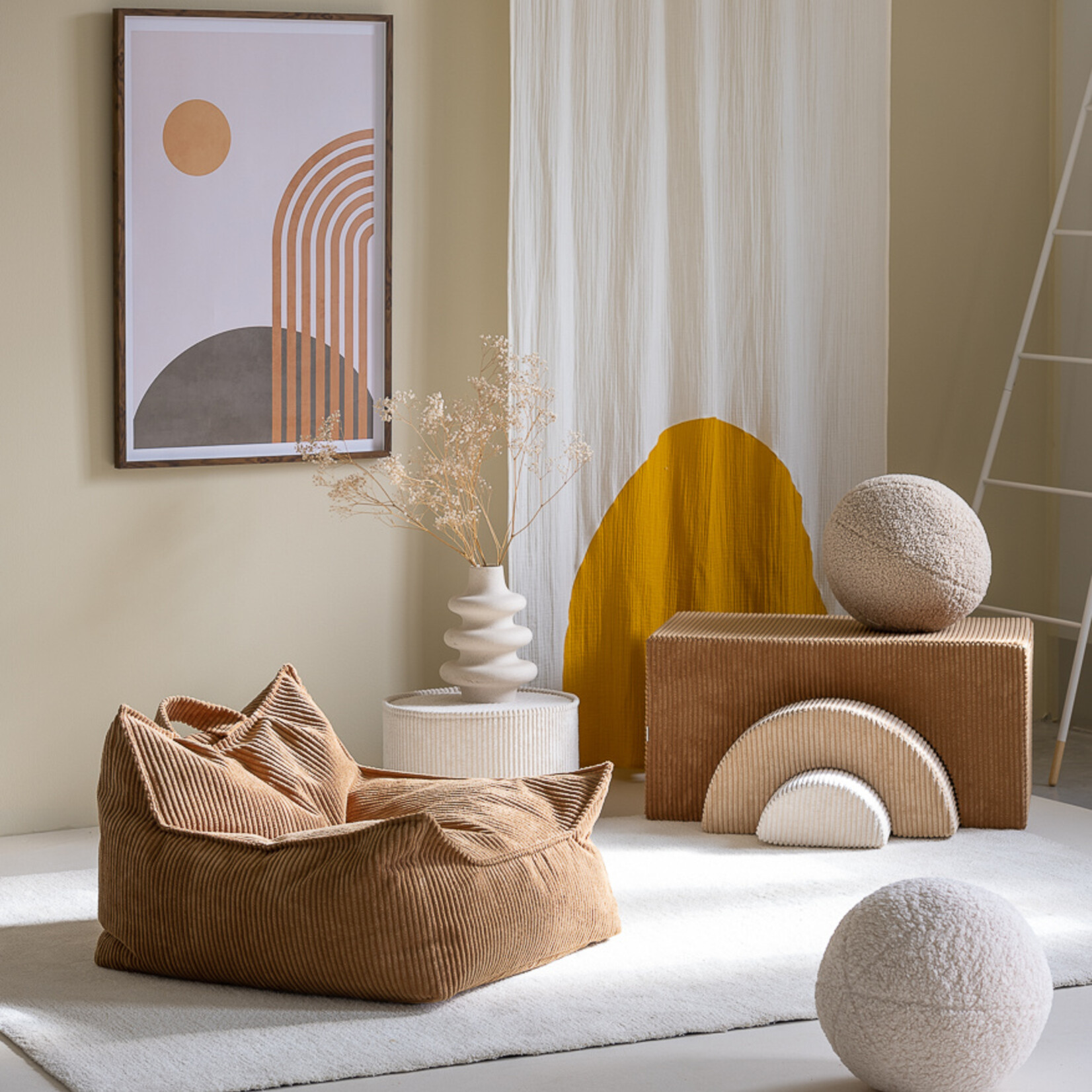 Wigiwama Toffee Beanbag Chair