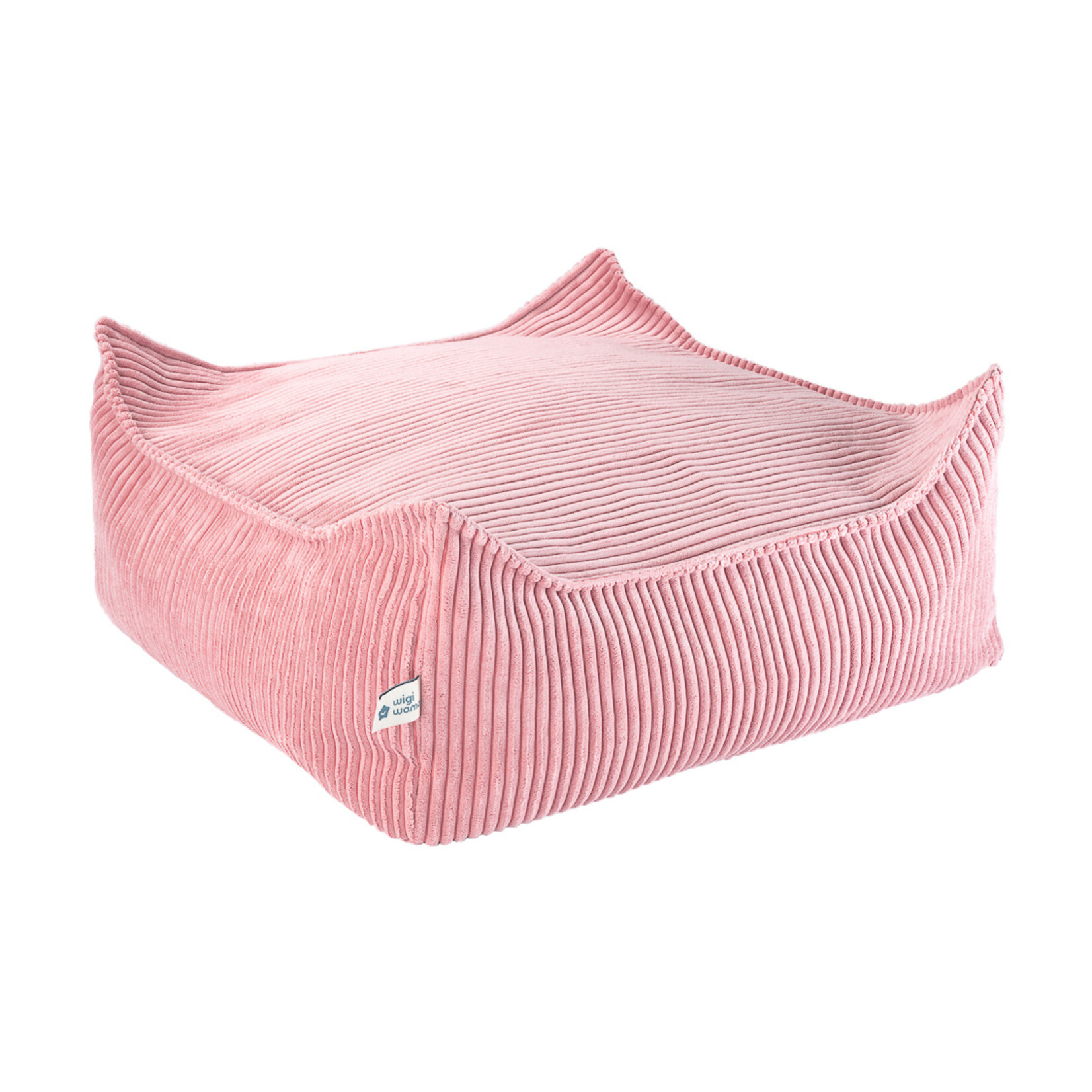 Wigiwama Pink Mousse Square Ottoman