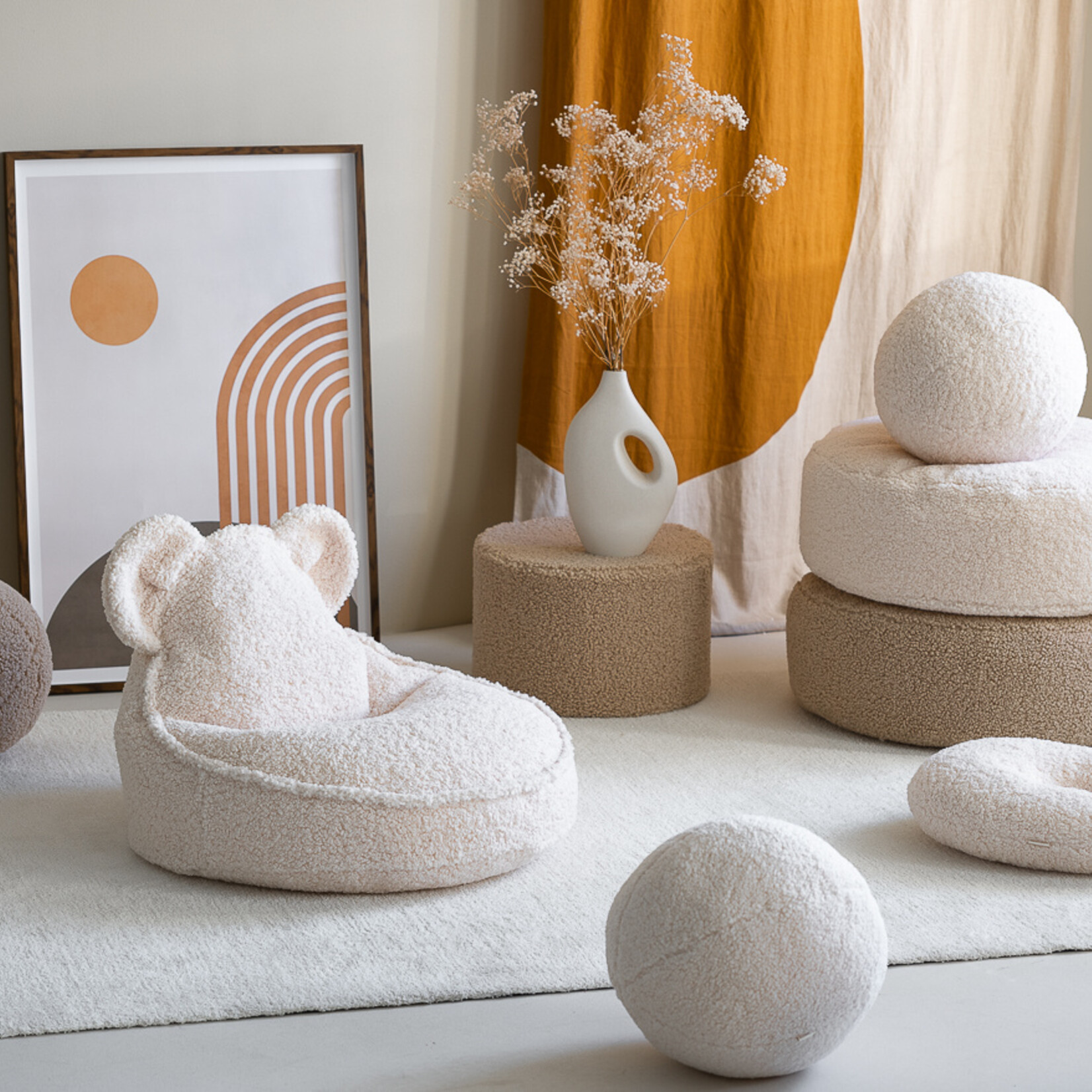 Wigiwama Biscuit Ottoman