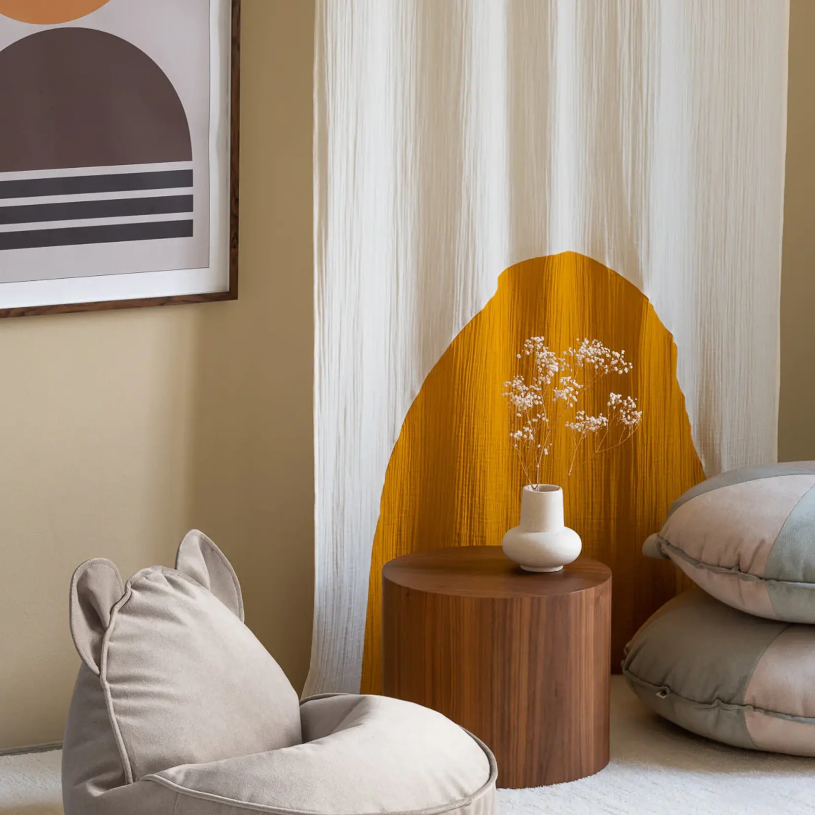 Wigiwama Beige Bear Beanbag