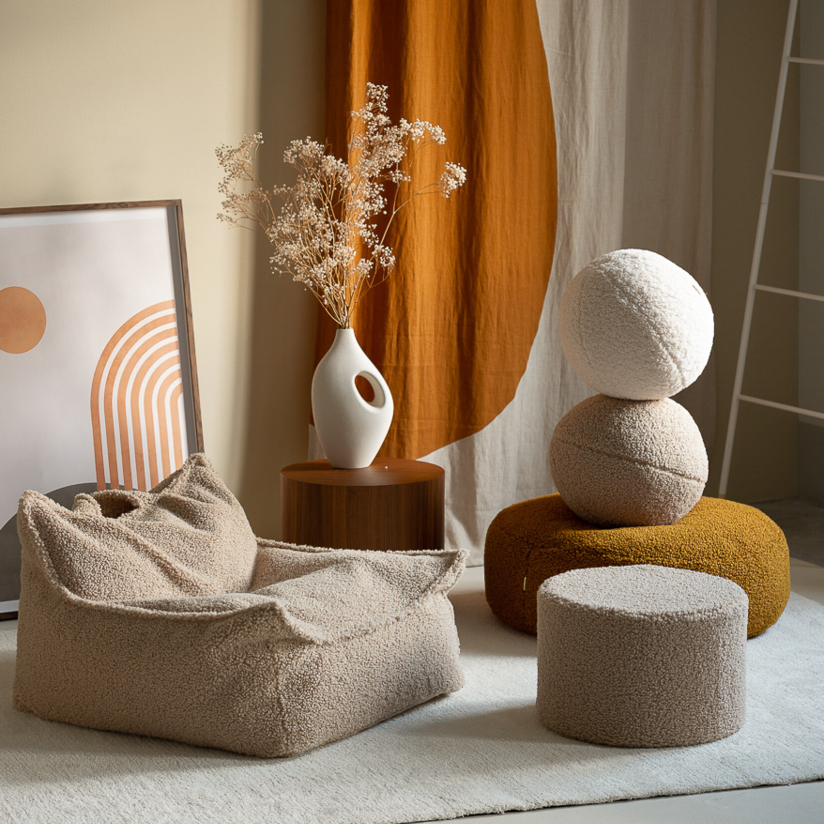 Wigiwama Biscuit Beanbag Chair