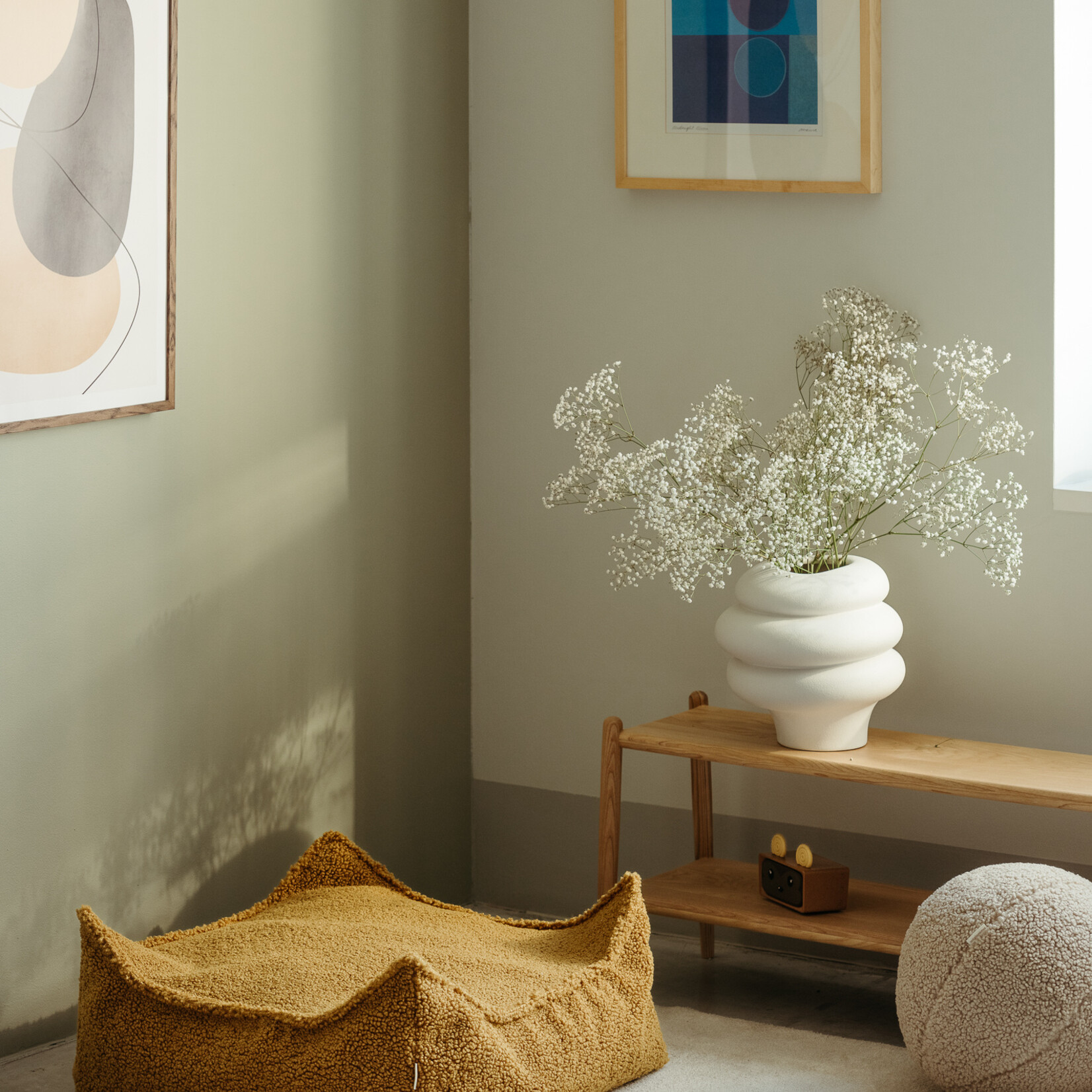 Wigiwama Maple Square Ottoman