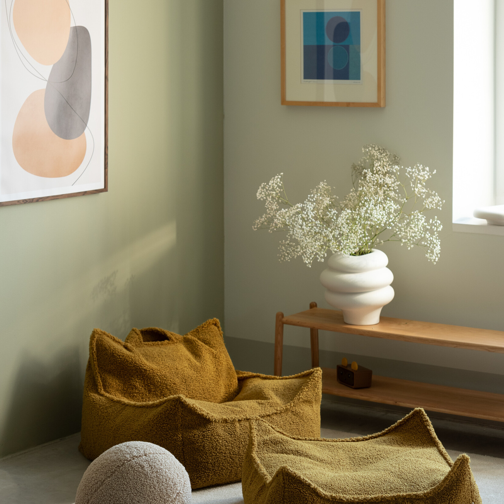 Wigiwama Maple Square Ottoman