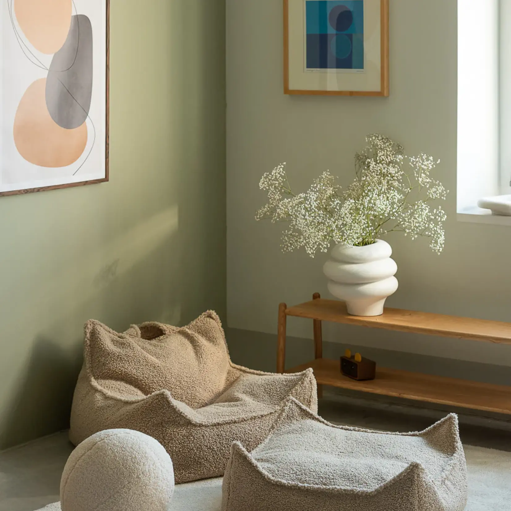 Wigiwama Biscuit Square Ottoman