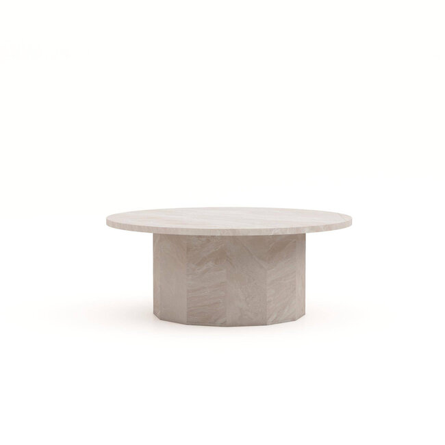 HSM Collection Salontafel Sofia - wit travertine