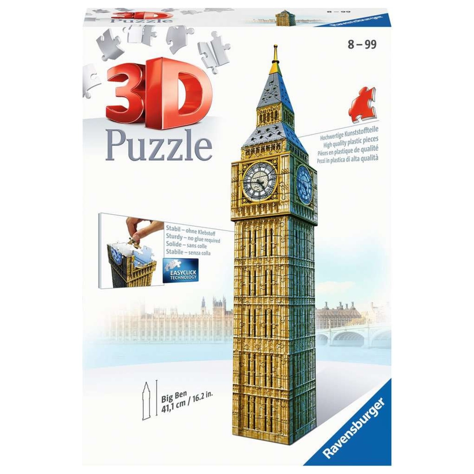 Ravensburger Ravensburger 3D puzzel Big Ben (216 stukjes)