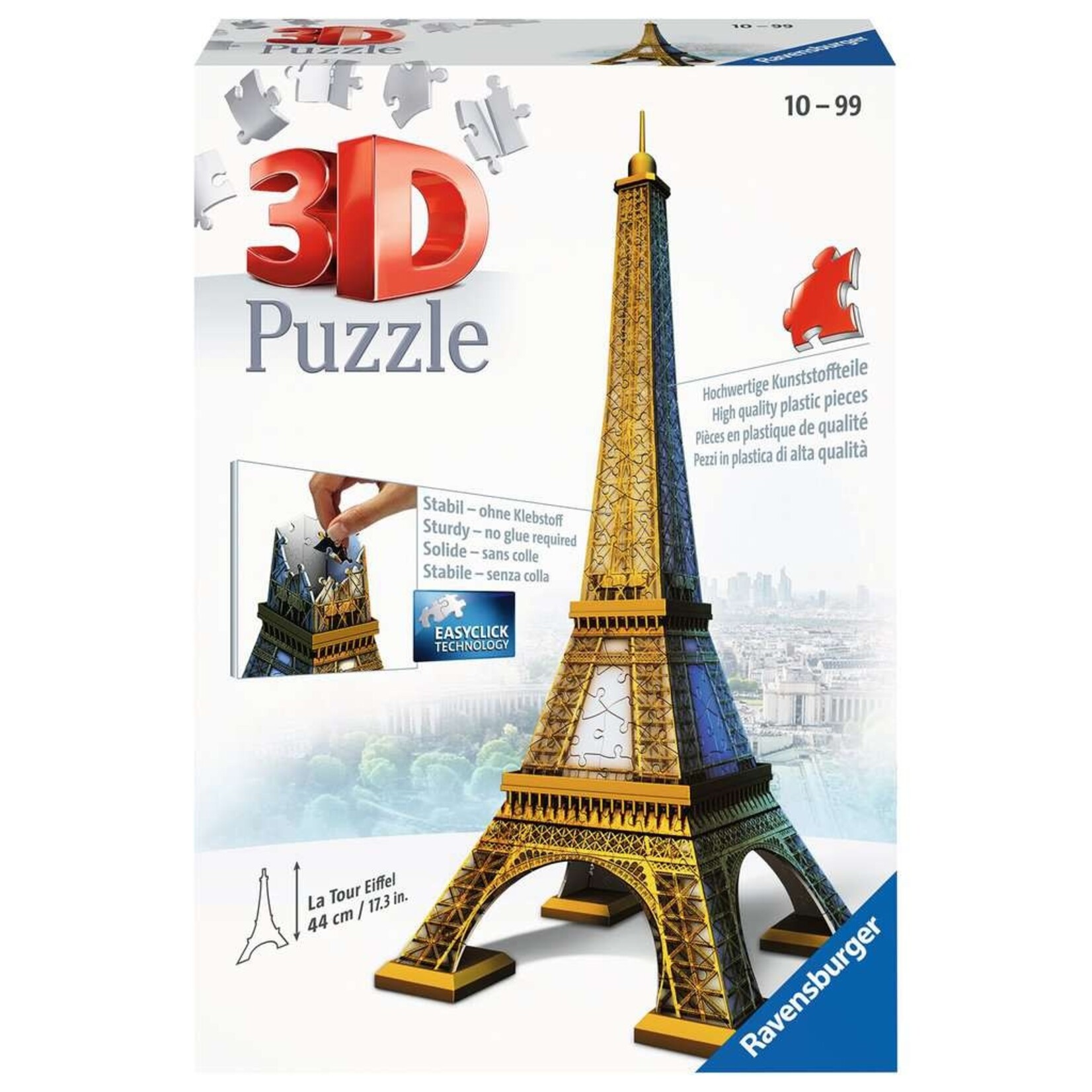 Ravensburger Ravensburger 3D puzzel Eiffeltoren (224 stukjes)
