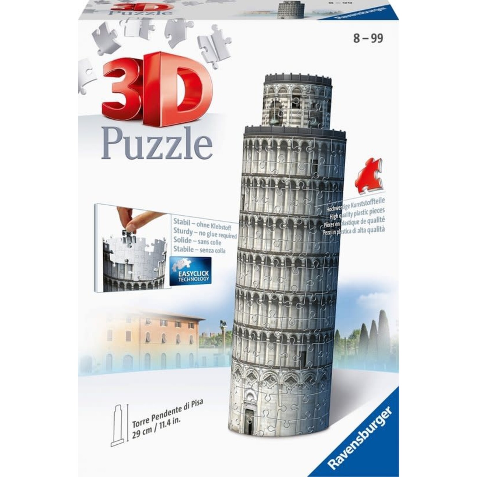 Ravensburger Ravensburger 3D puzzel Toren van Pisa (216 stukjes)