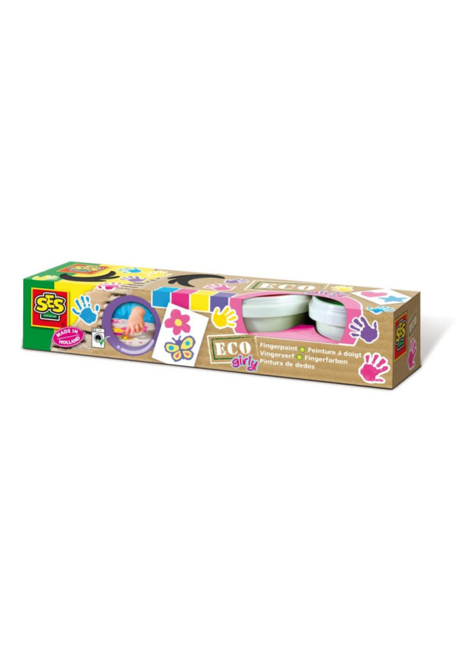 SES SES ECO Vingerverf Girly (4 potjes)