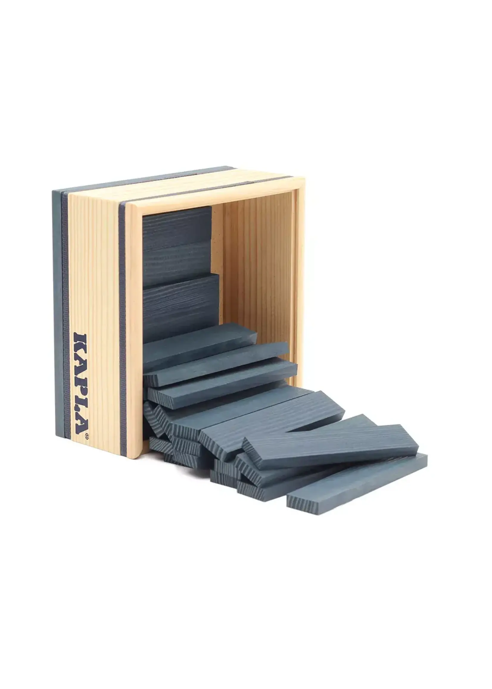 Kapla Kapla kist Donkerblauw (40 plankjes)