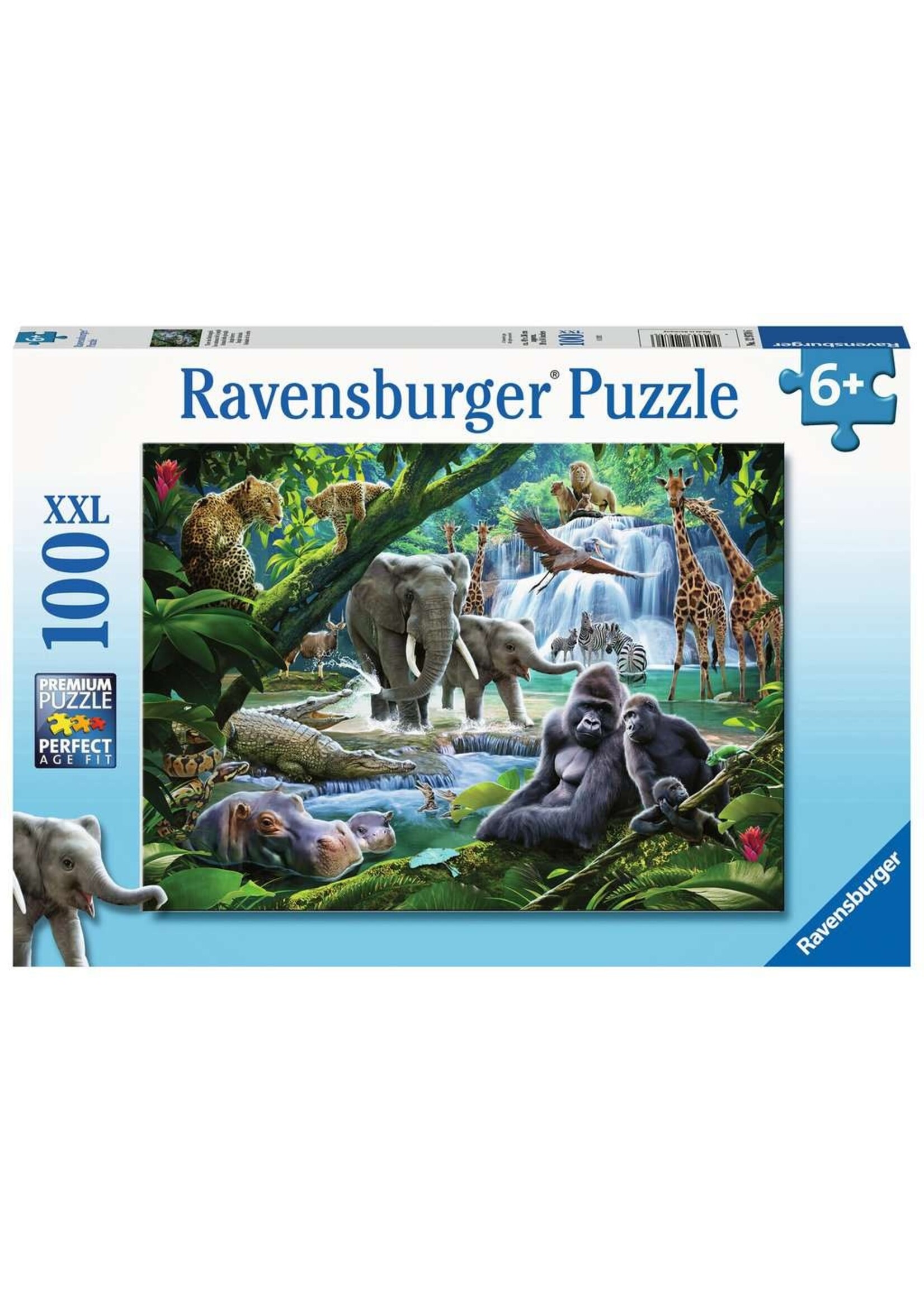Ravensburger Ravenburger puzzel Jungle Dieren (100 XXL stukjes)