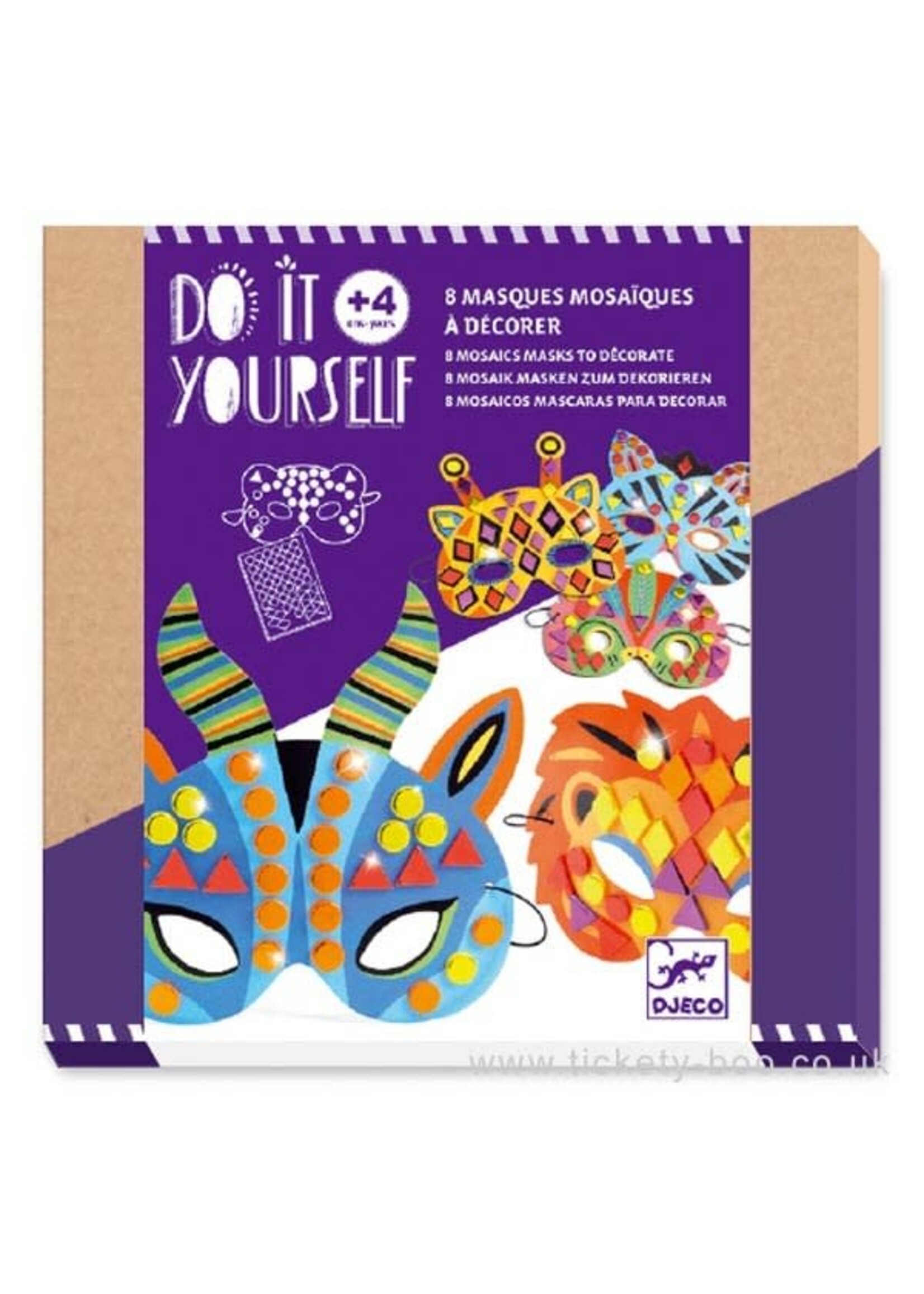 Djeco Djeco 7900 Knutselset - maskers - jungle