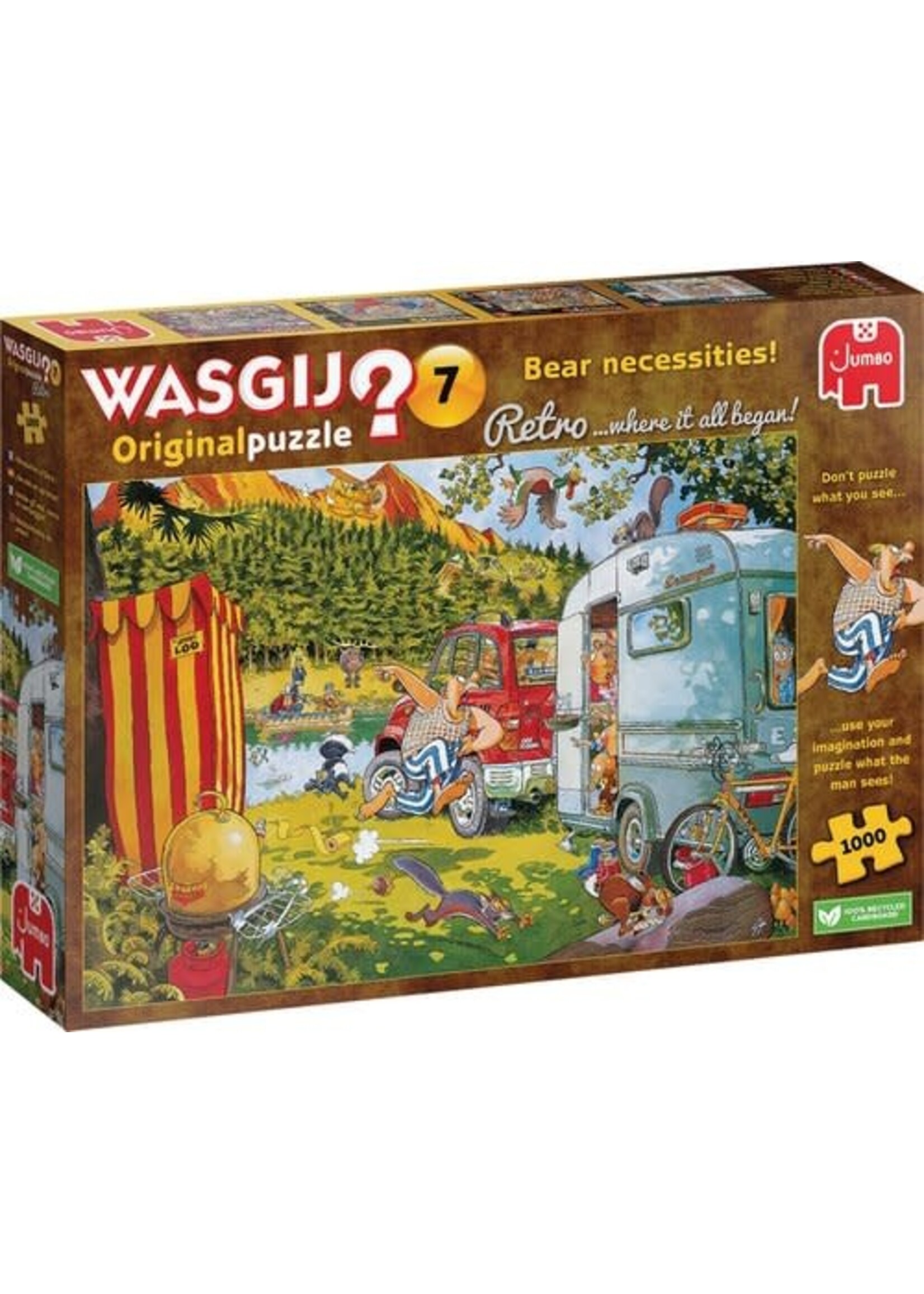 Jumbo Wasgij puzzel Original Retro 7 - Bereleuk hier! (1000 stukjes)