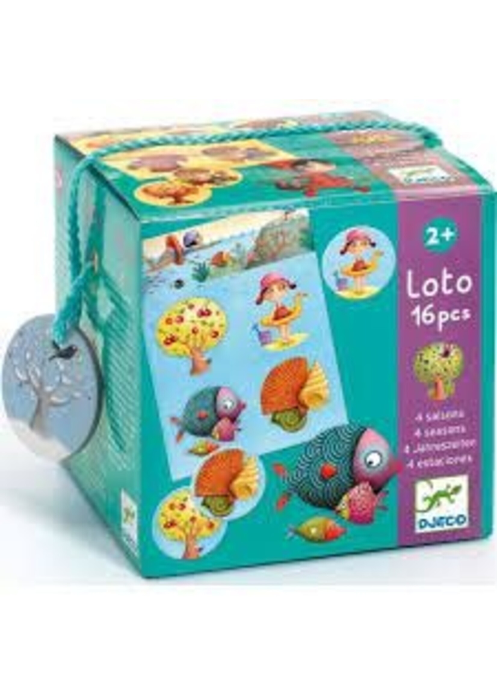 Djeco Djeco 8123 Educatieve spellen - 4 seizoenen lotto
