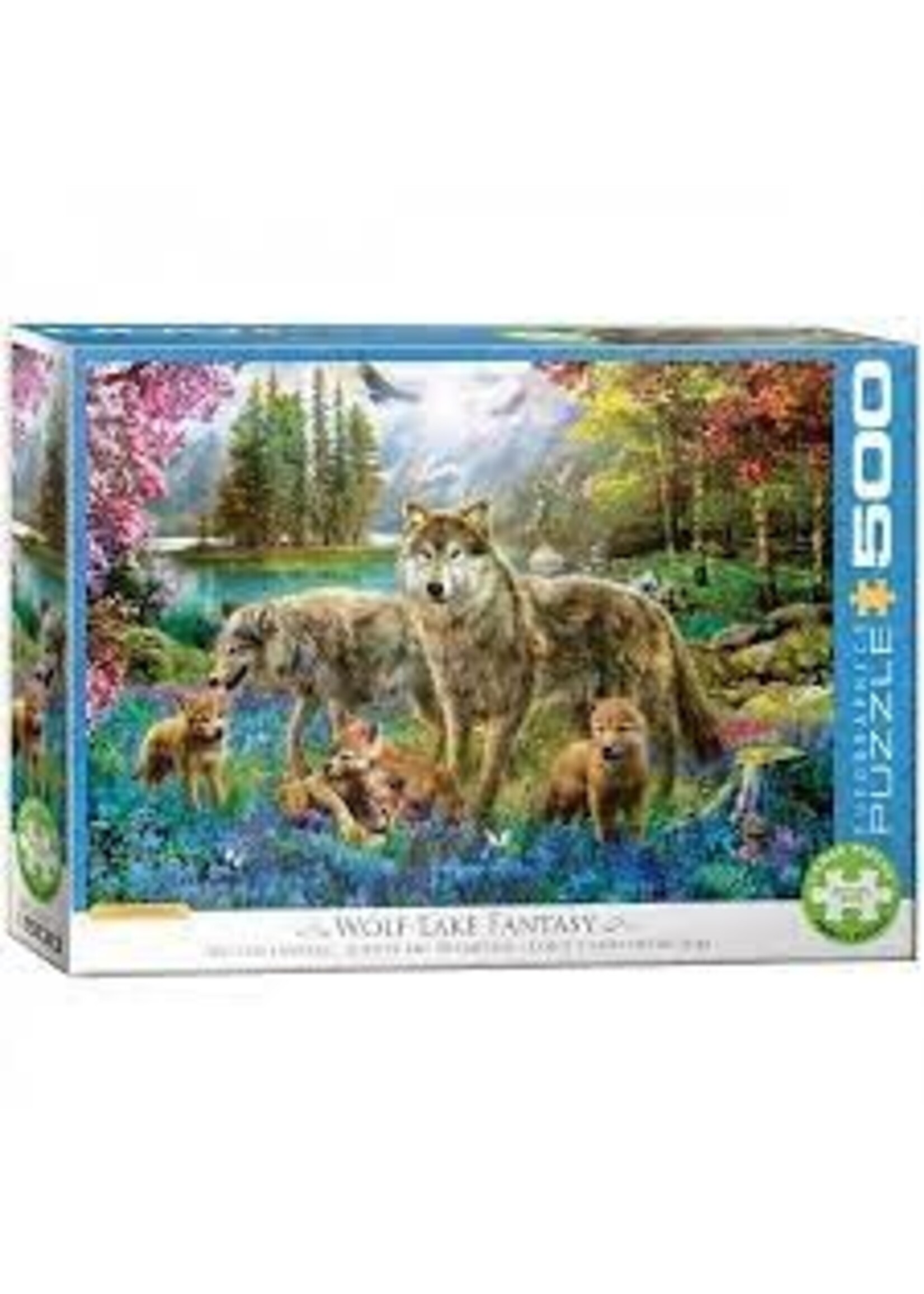 Eurographics Eurographics puzzel Wolf Lake Fantasy (500 XL stukjes)