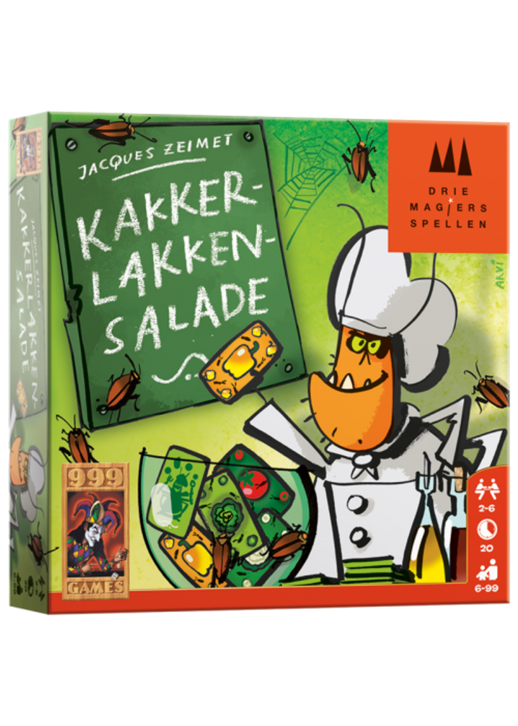 999 Games Drie Magiërs Spellen (999 Games) : Kakkerlakkensalade