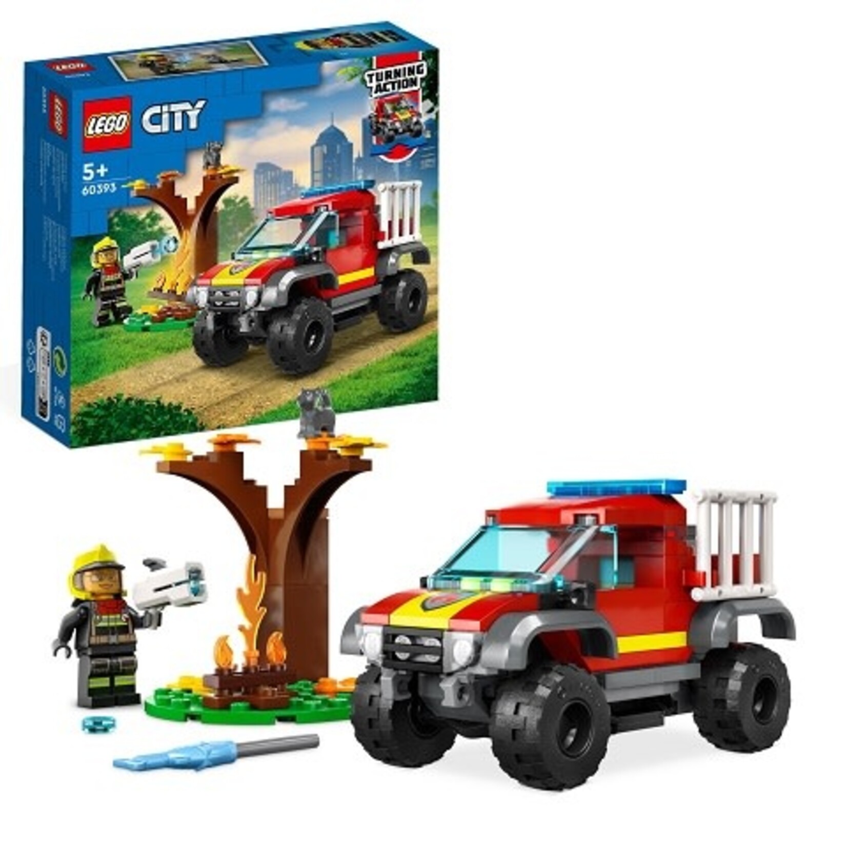 Lego Lego 60393 City Brandweer - Brandweerreddingstruck