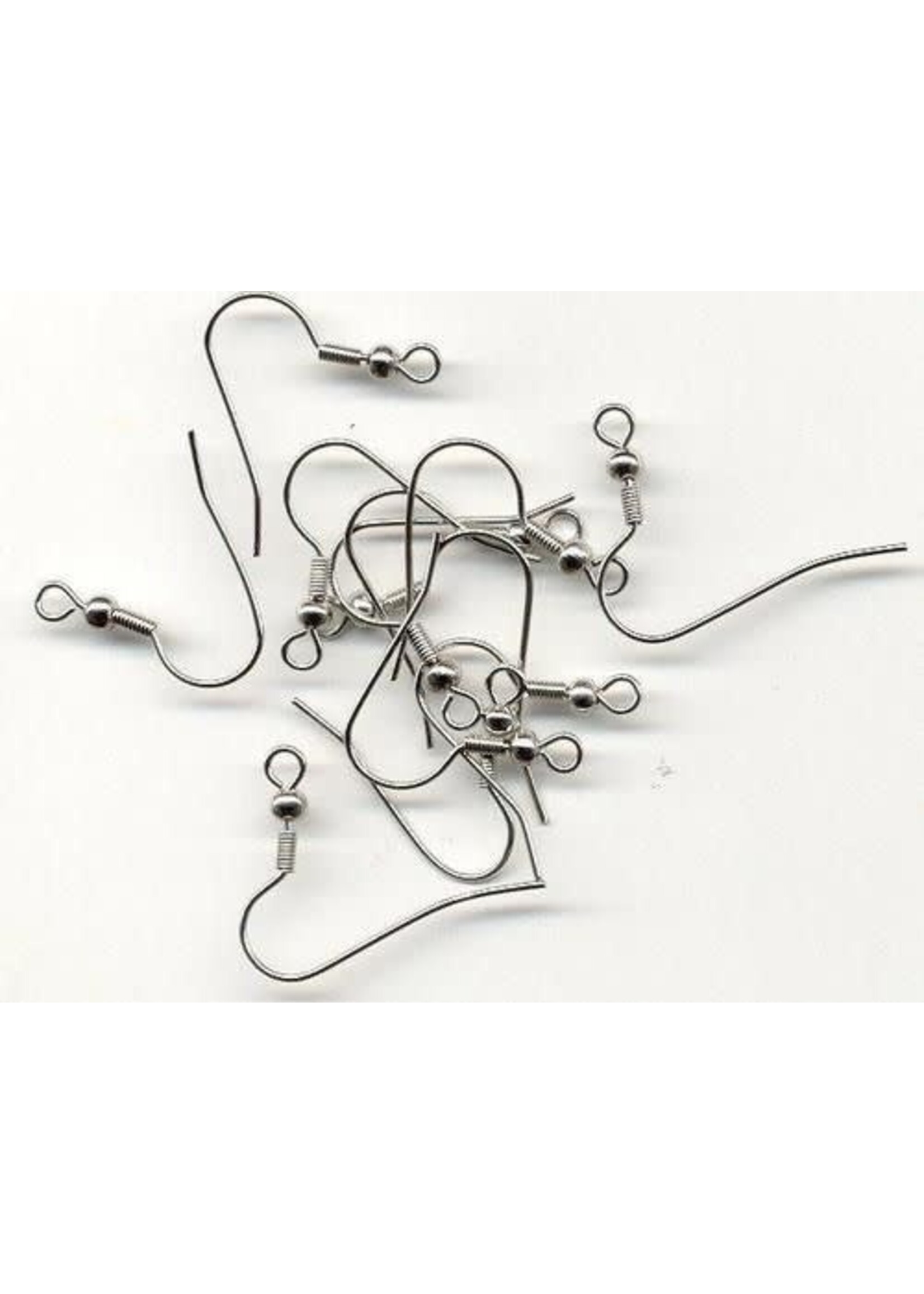 Hobby & crafting Fun Oor haakjes - Platinum (12 stuks)