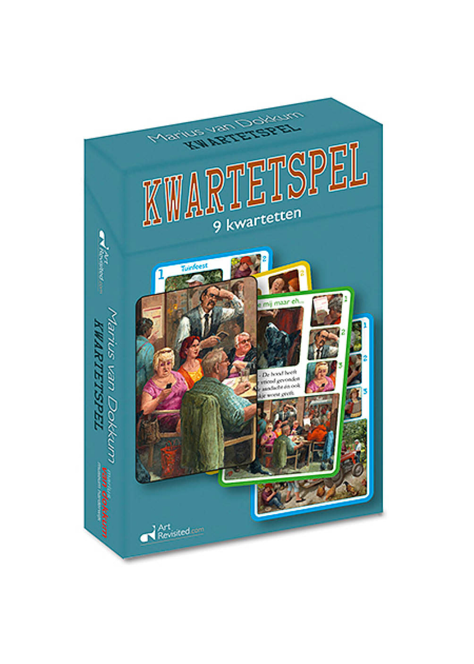 Art Revisited Marius van Dokkum Kwartetspel - Smile