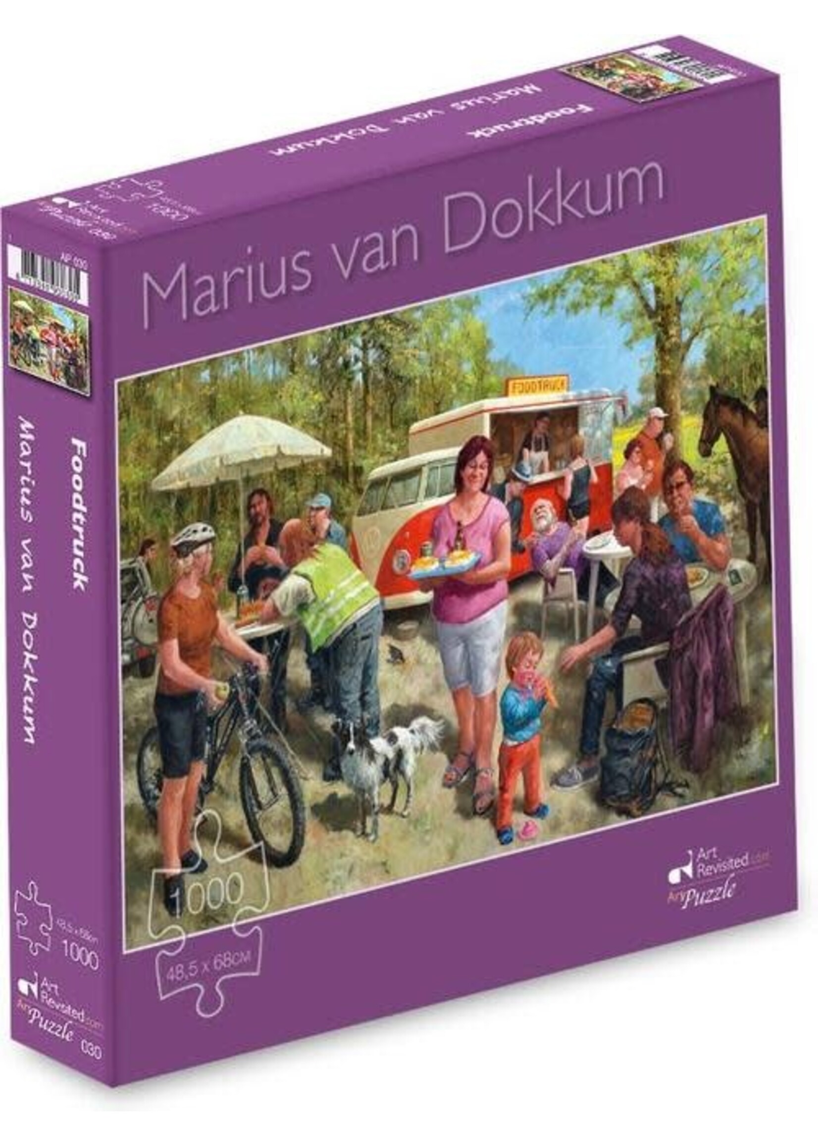 Art Revisited Art puzzel Marius van Dokkum - Foodtruck (1000 stukjes)