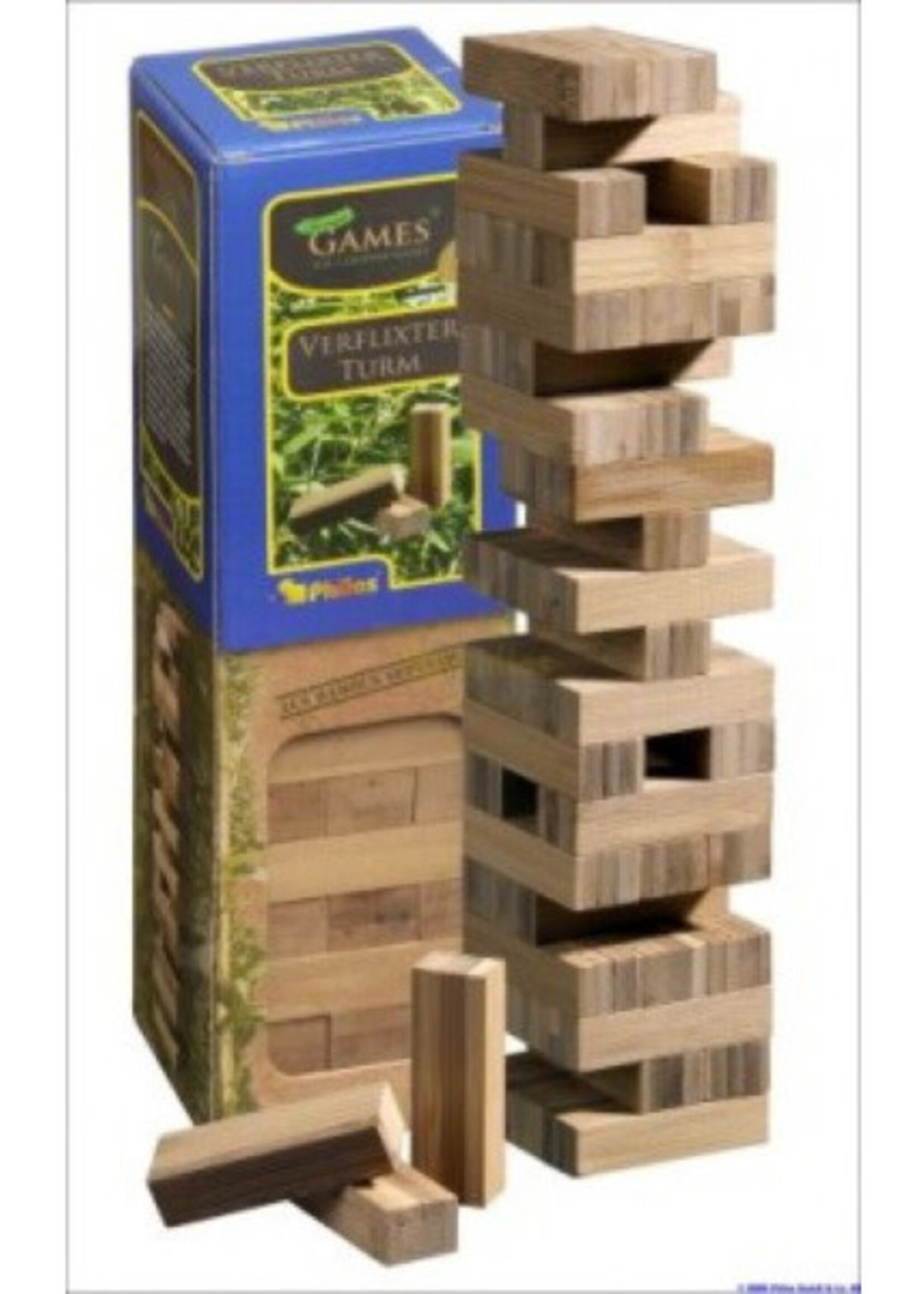 Philos Vallende Toren (Jenga) Bamboe