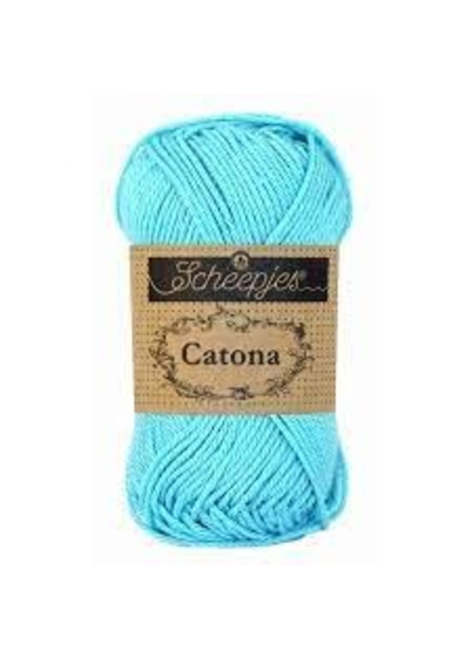 Scheepjes Scheepjes - Catona 50 gram Cyan (Blauw)