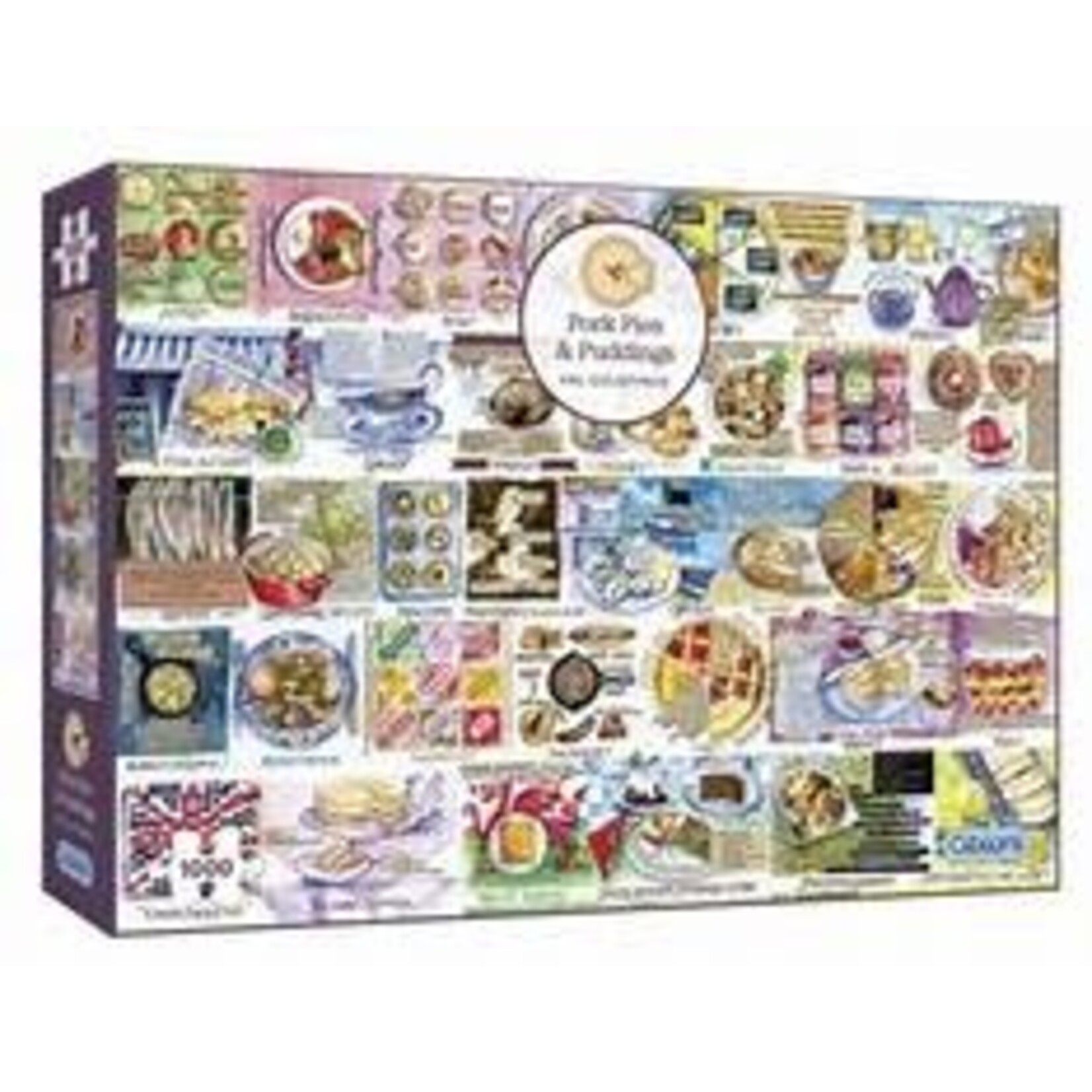 Gibsons puzzel Por Pie & Puddings (1000 stukjes)