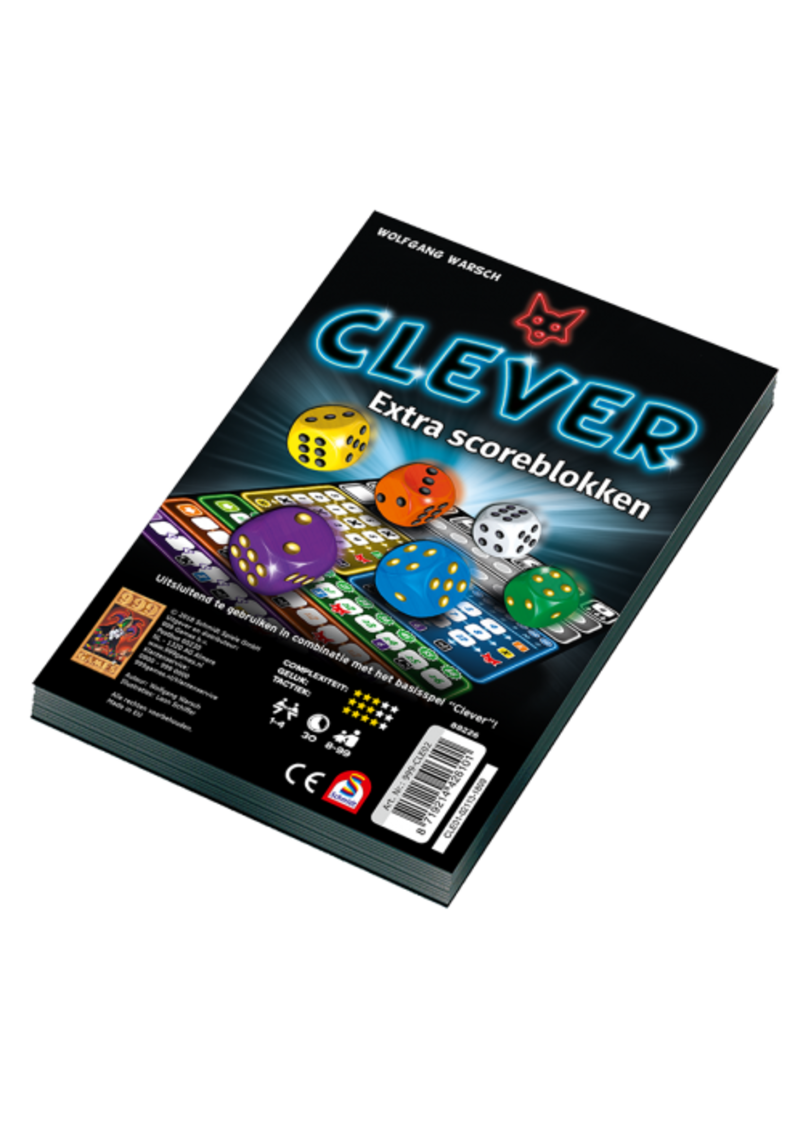 999 Games 999 Games Clever extra scoreblokken (2 stuks)