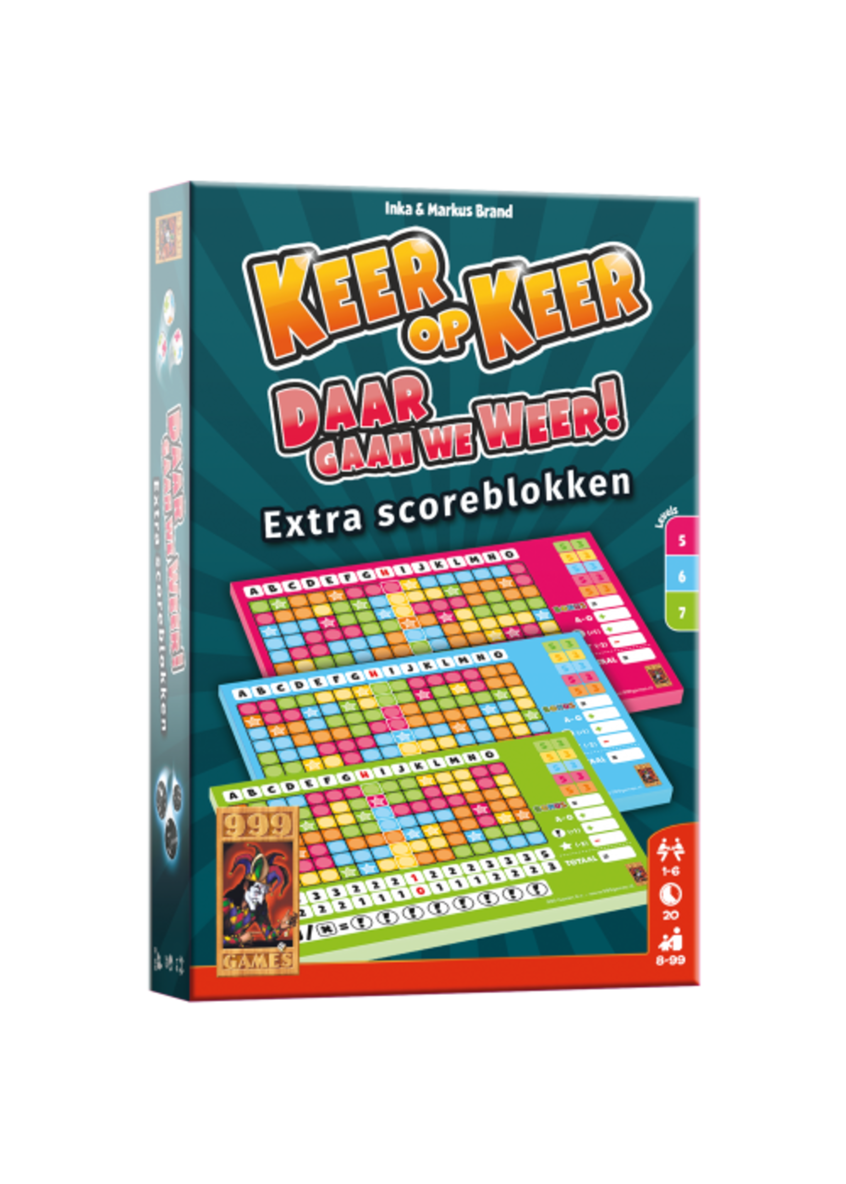 999 Games 999 Games Keer op Keer extra scoreblokken (levels 5,6,7)