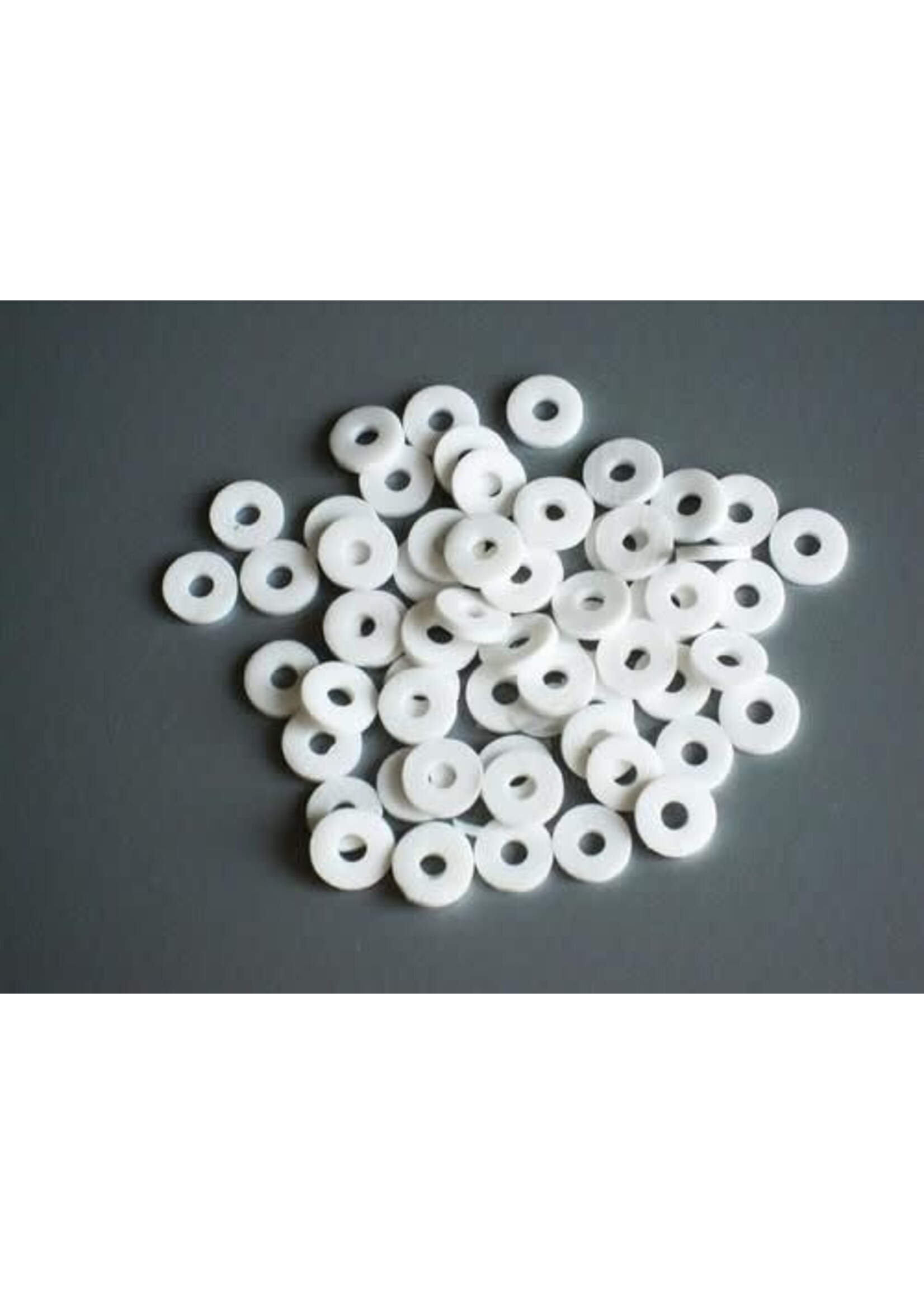 Hobby & crafting Fun Kralen Katsuki 6mm White beach +/- 100st