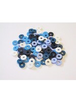 Hobby & crafting Fun Kralen Katsuki Mix 6mm Blue jeans +/- 100 st