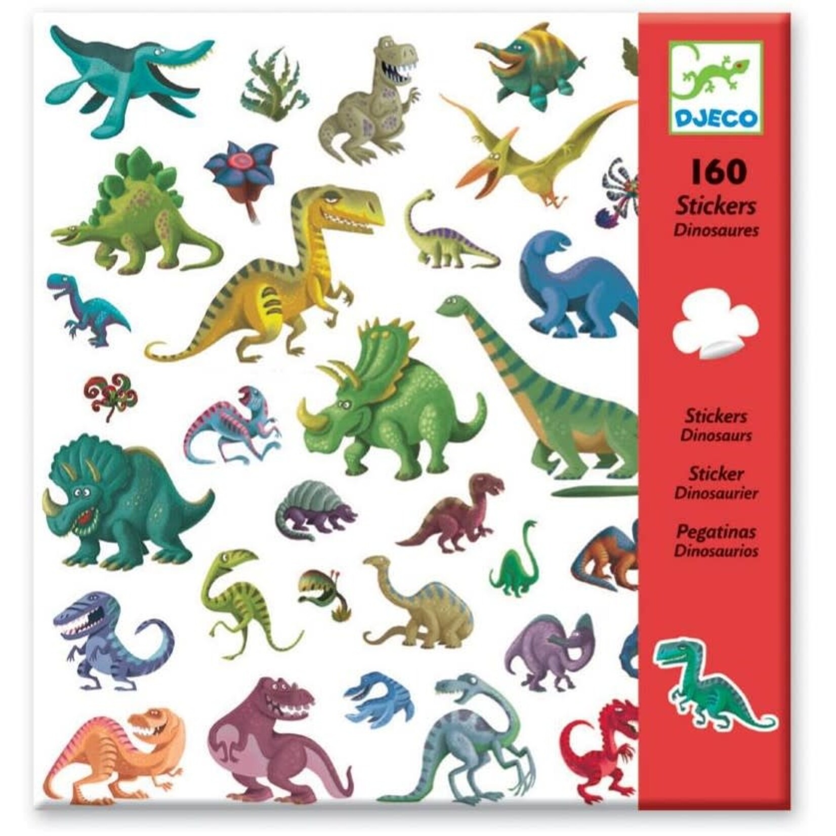 Djeco Djeco 8843 Stickers - Dinosaurussen