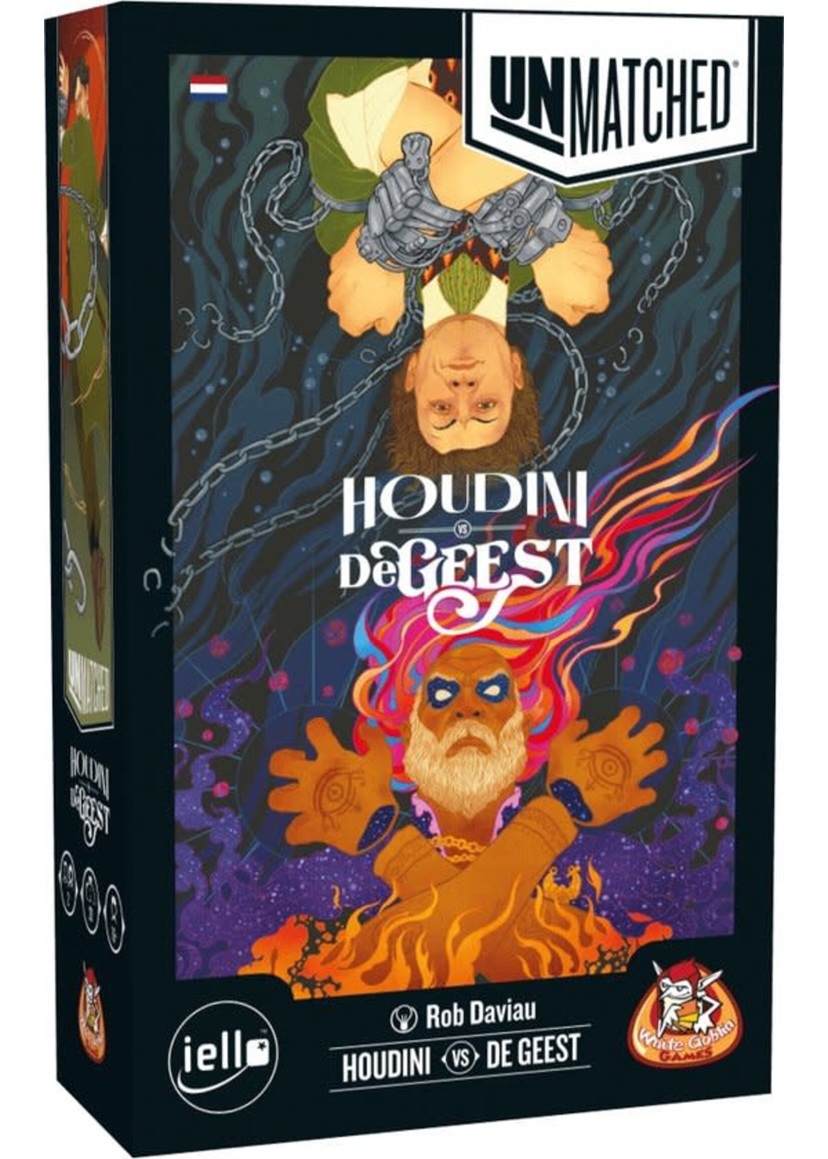 WhiteGoblinGames WGG Unmatched: Houdini vs De Geest uit de Lamp