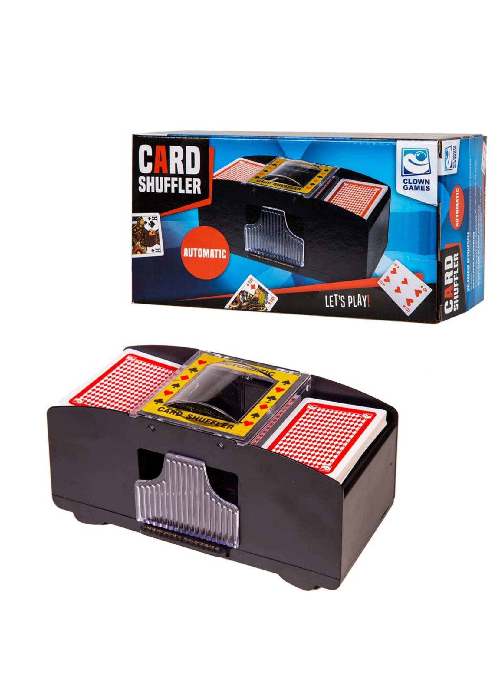 Clown Games Kaartenschudmachine (op batterijen)