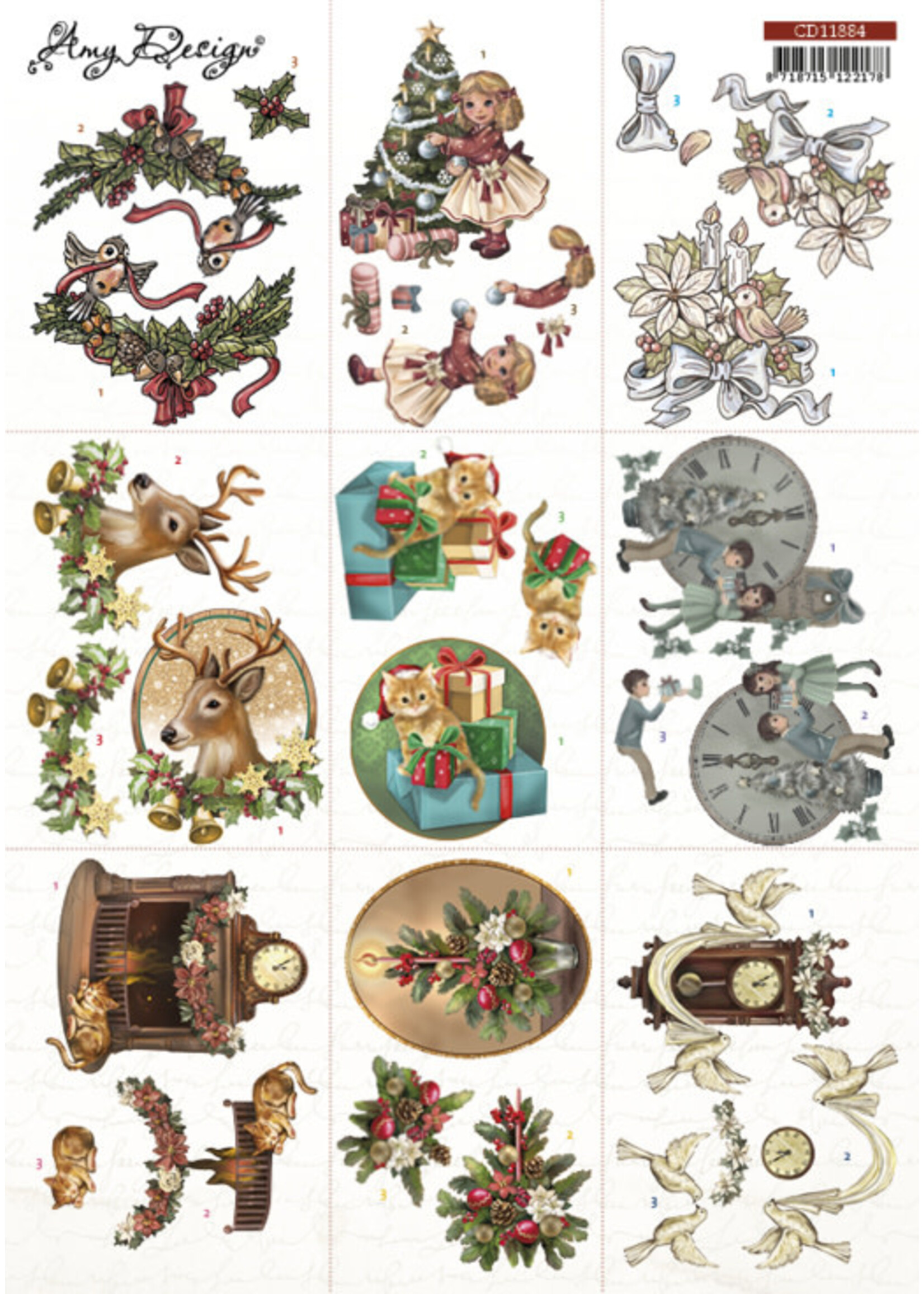 Amy Design 3D Cutting Sheet - Amy Design - Christmas Mini 7