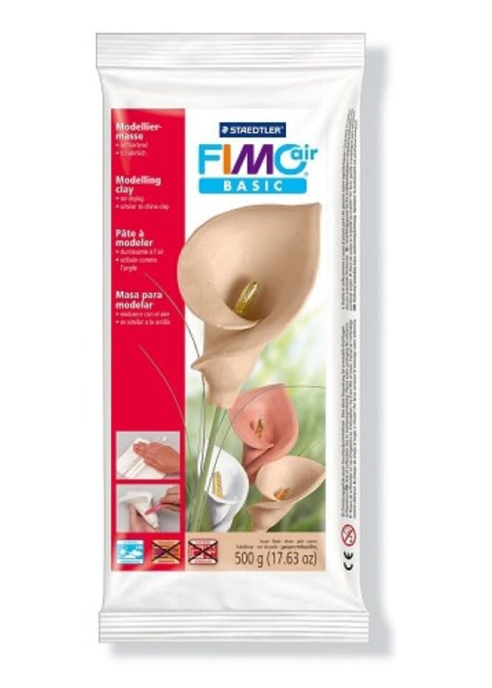 Fimo Fimo air boetseerklei 500 gr, huidskleur