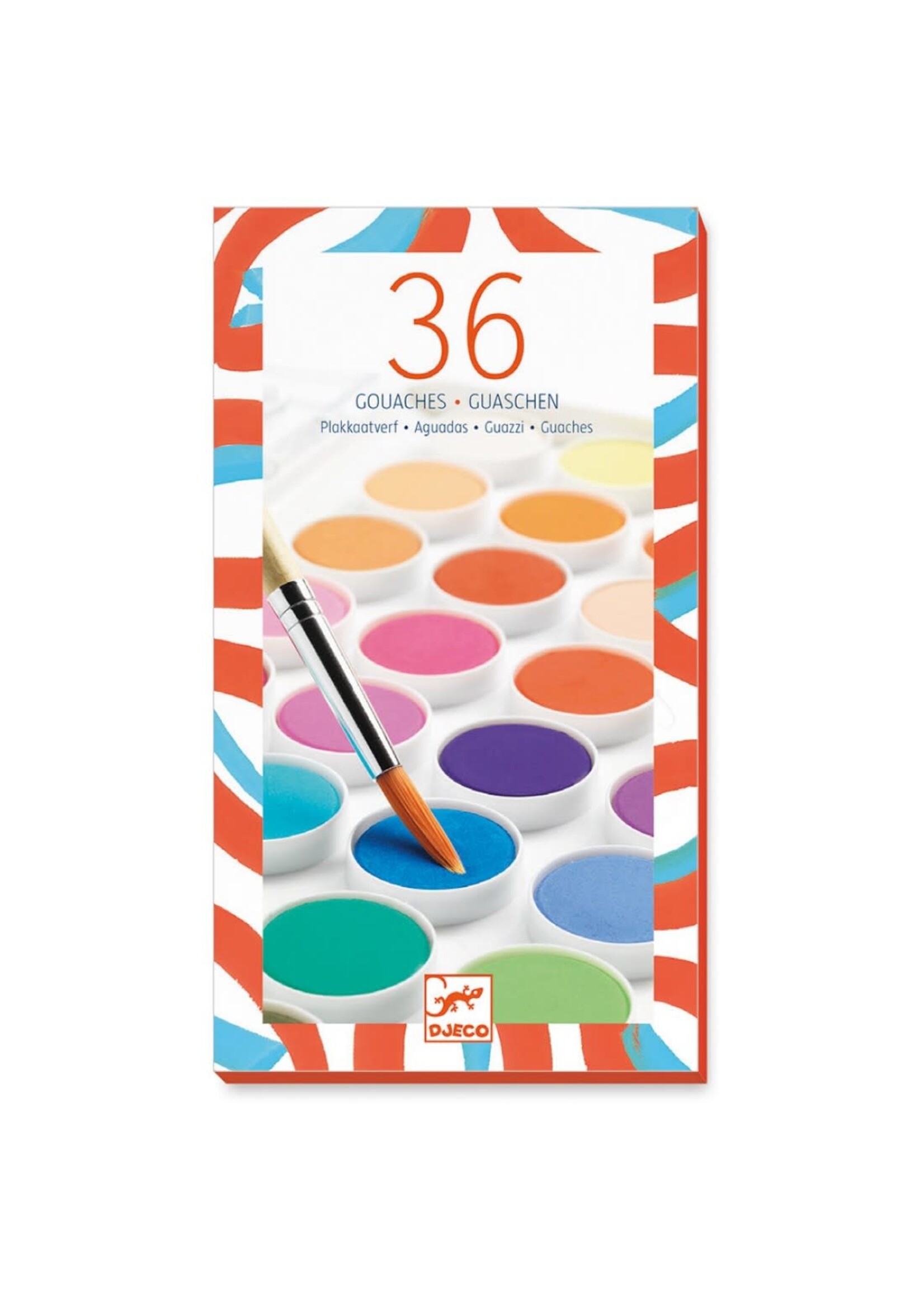 Djeco Djeco 8873 The colours - Waterverf (36 tabletten)
