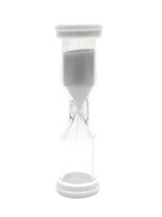 Tucker's Fun Factory Zandloper 60 seconden (wit)