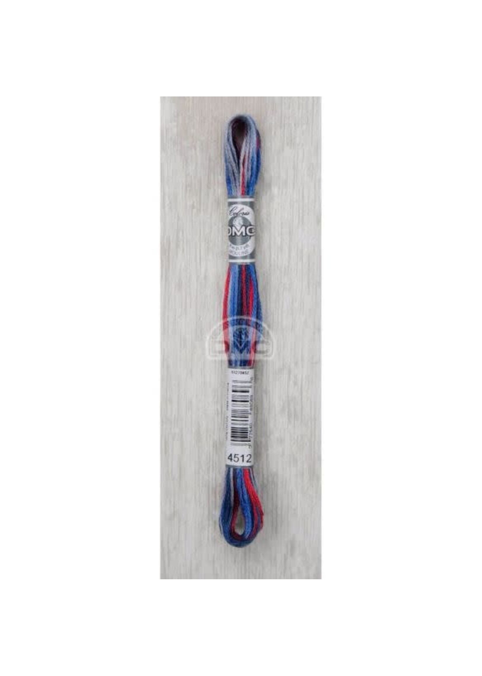 DMC DMC Mouliné Coloris - Blauw, Rood (4512)