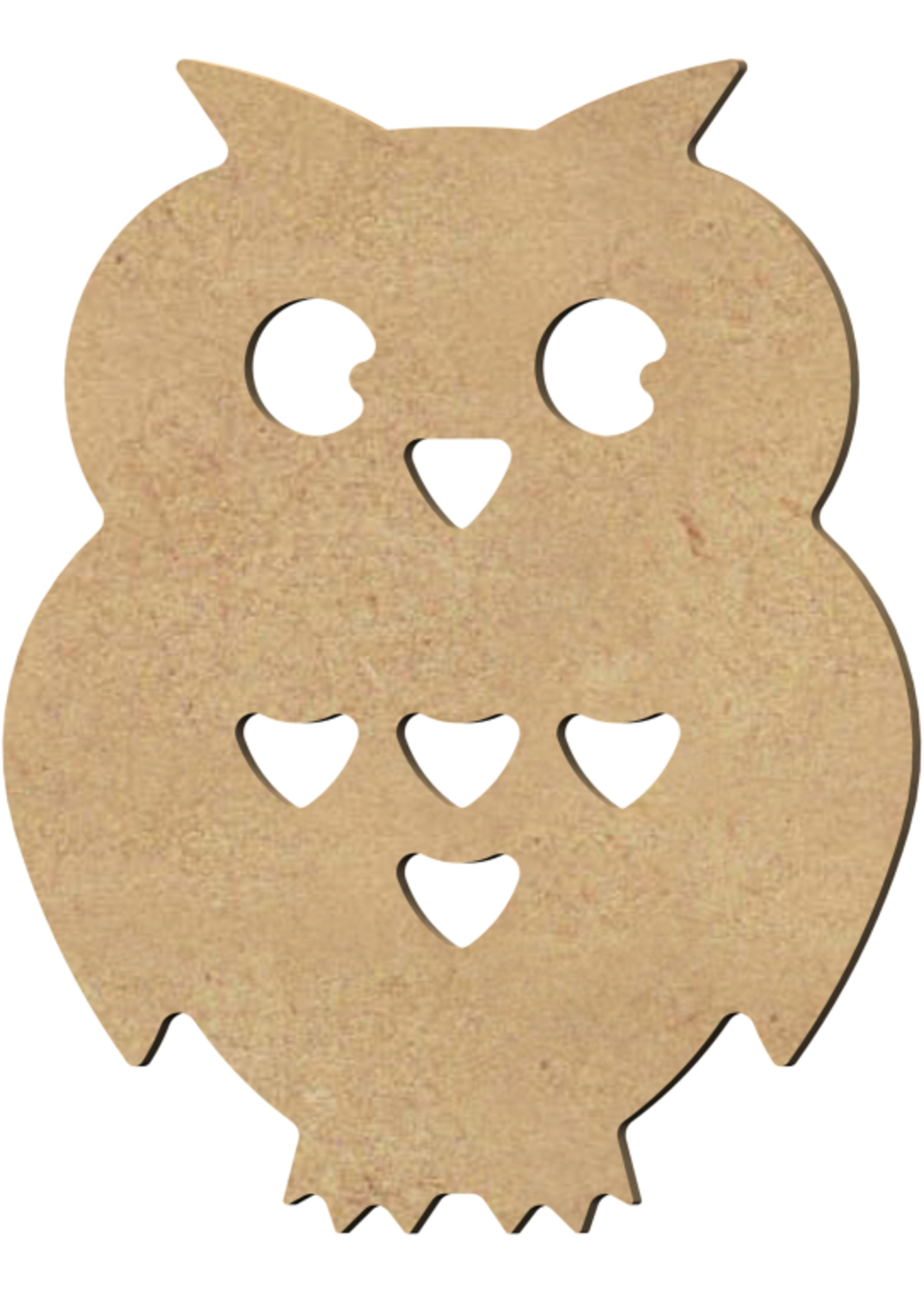 Gomille MDF Figuur - Uil