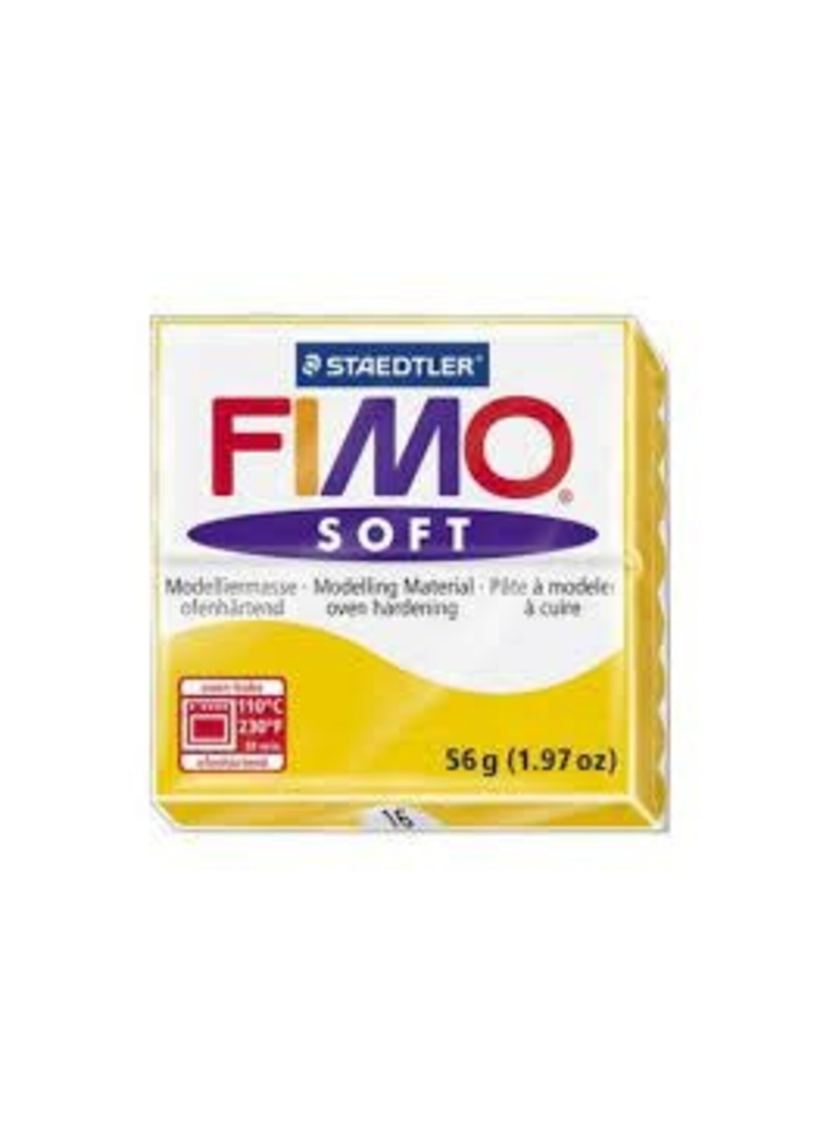 Fimo Fimo - Soft boetseerklei 56 gram Sunflower
