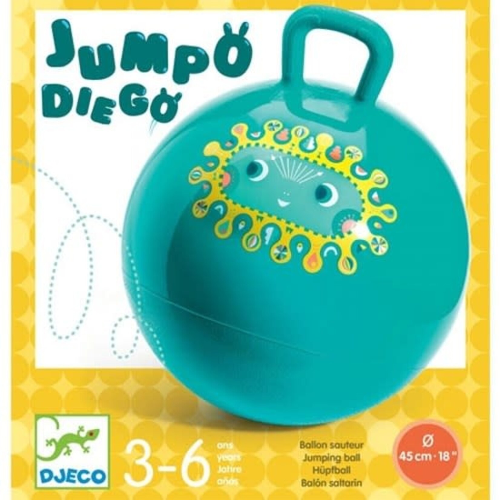 Djeco Djeco 0181 Skippybal  - Jumpo (45 cm)