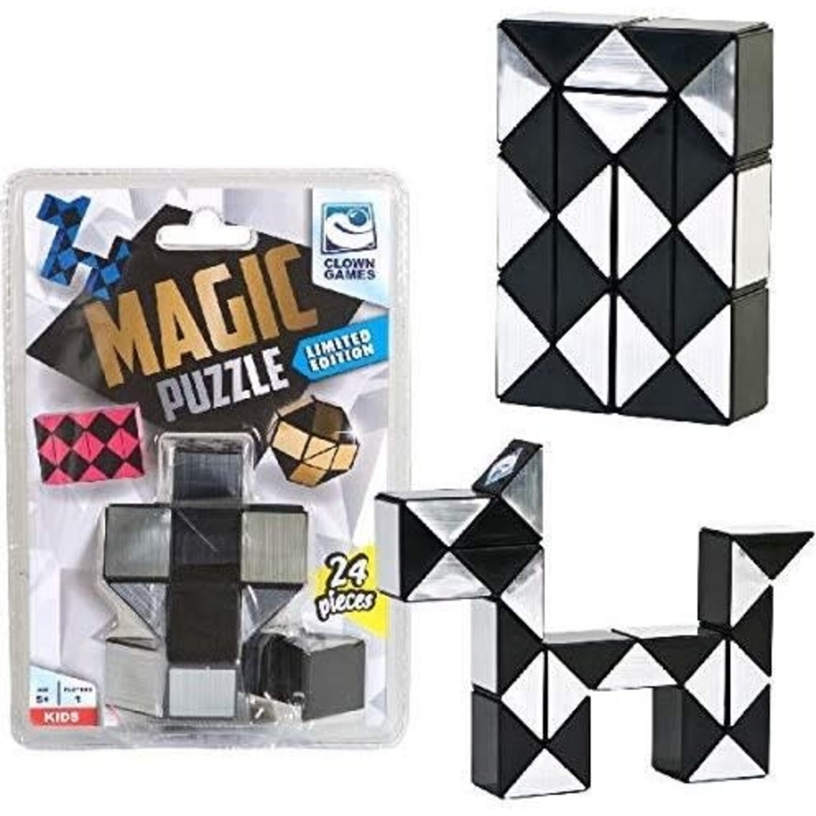 Clown Games Magic puzzel Zilver (24 delig)