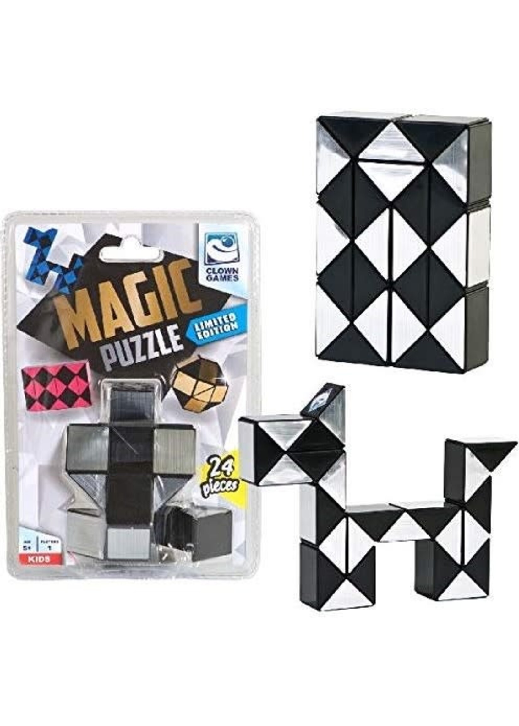 Clown Games Magic puzzel Zilver (24 delig)