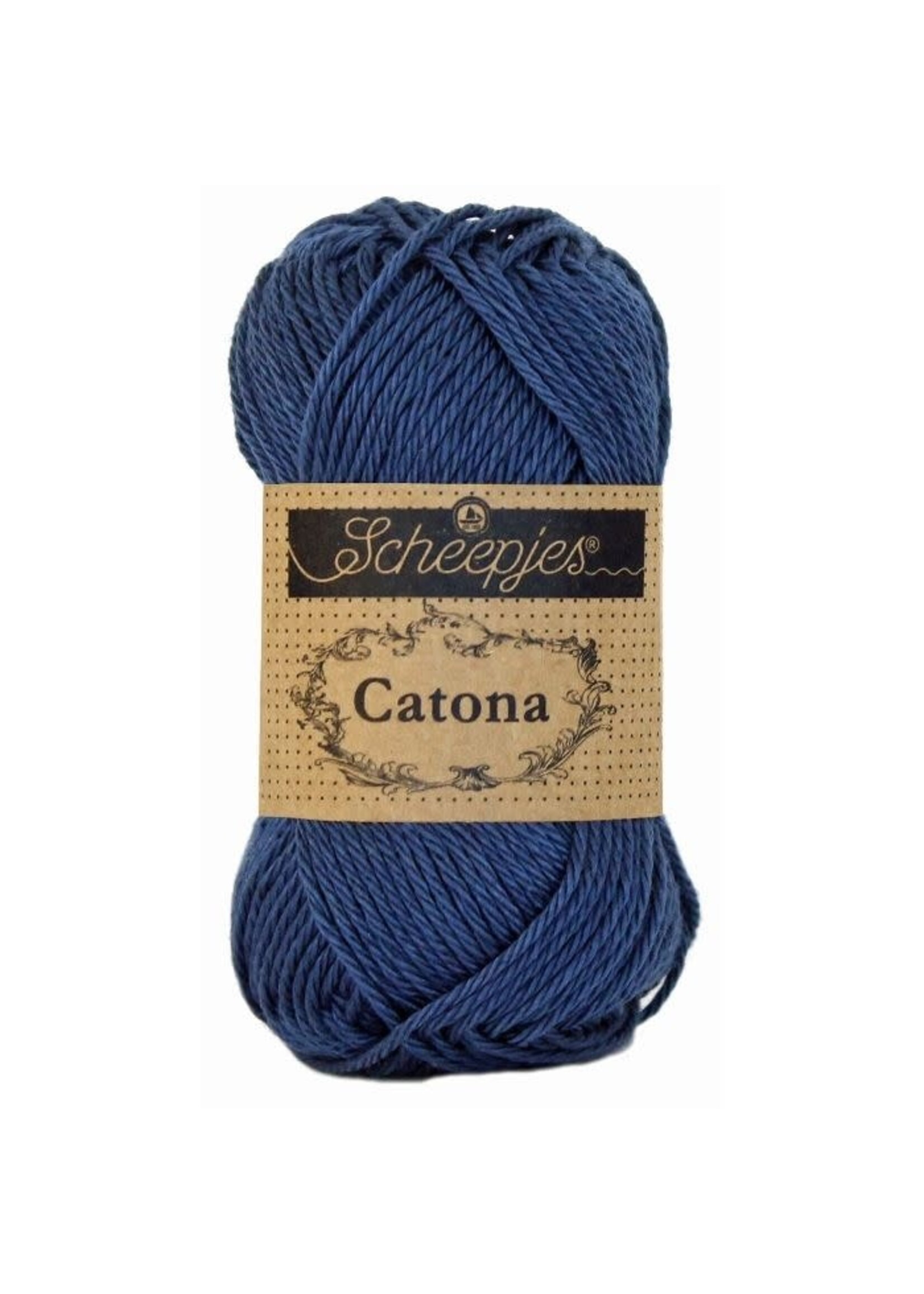 Scheepjes Scheepjes - Catona 50 gram Light Navy (Blauw)